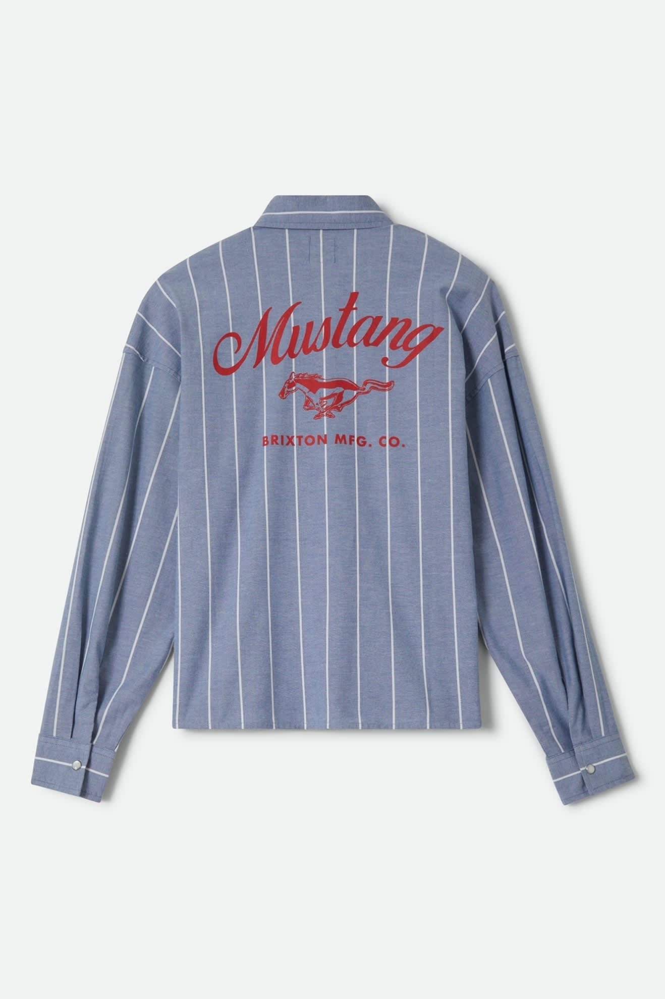 Ford Mustang Sally Shirt - Blue Chambray/Stripe