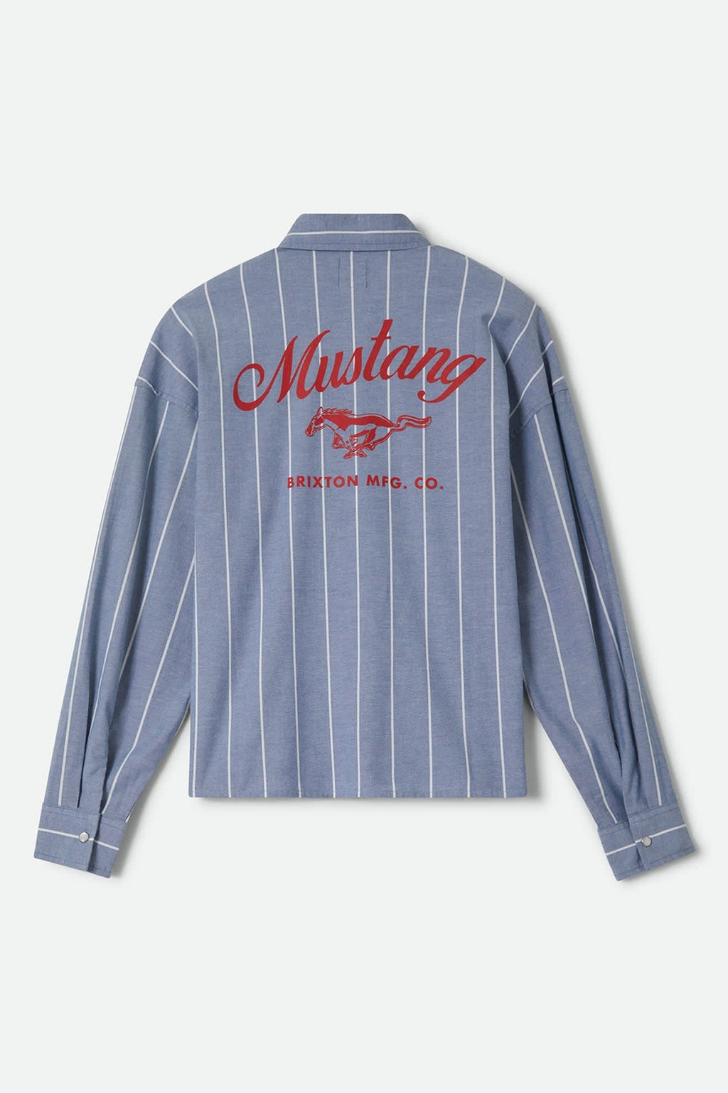 Ford Mustang Sally Shirt - Blue Chambray/Stripe
