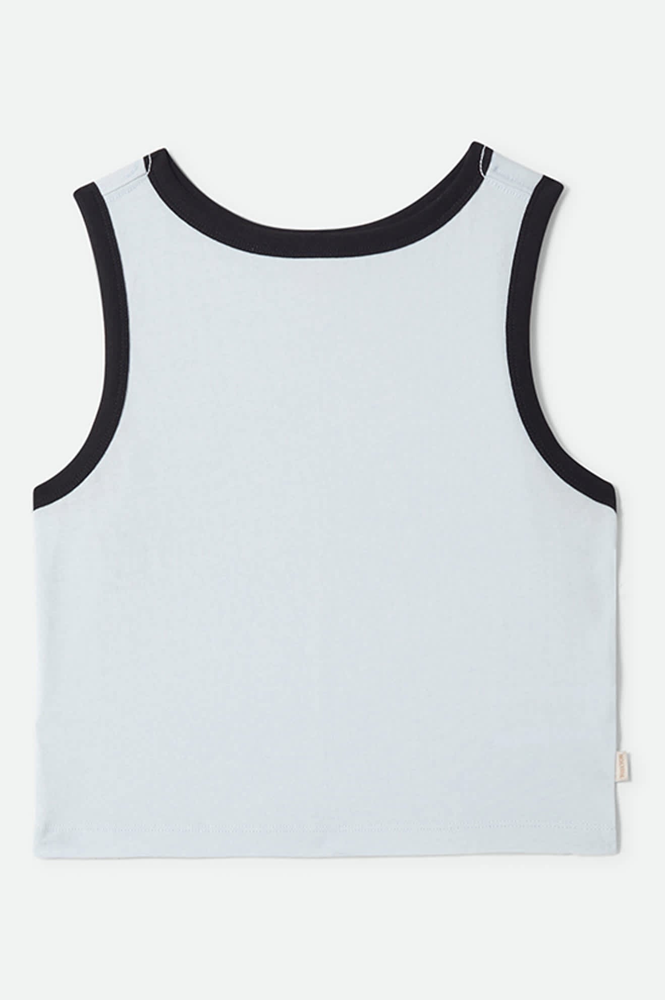 Carefree Organic Garment Dye Cropped Tank - Blue Aura