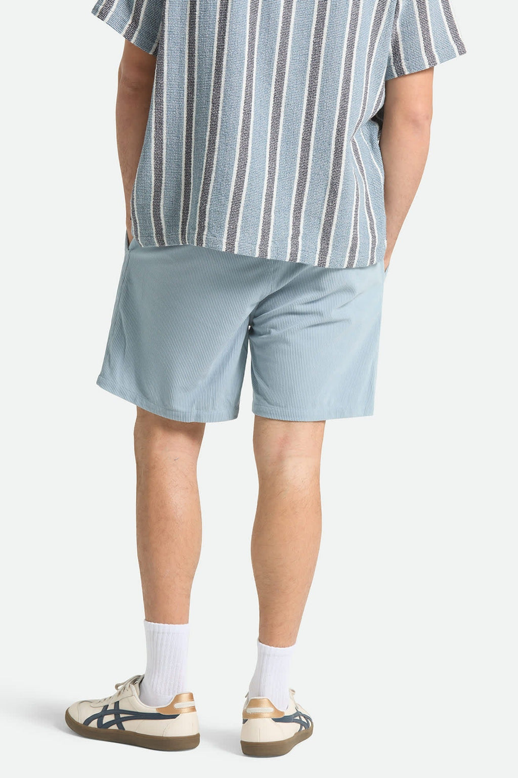 Everyday Corduroy Short - Dusty Blue