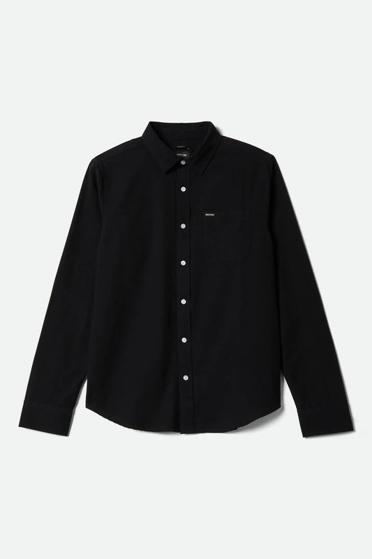 Charter Long Sleeve Shirt - Black