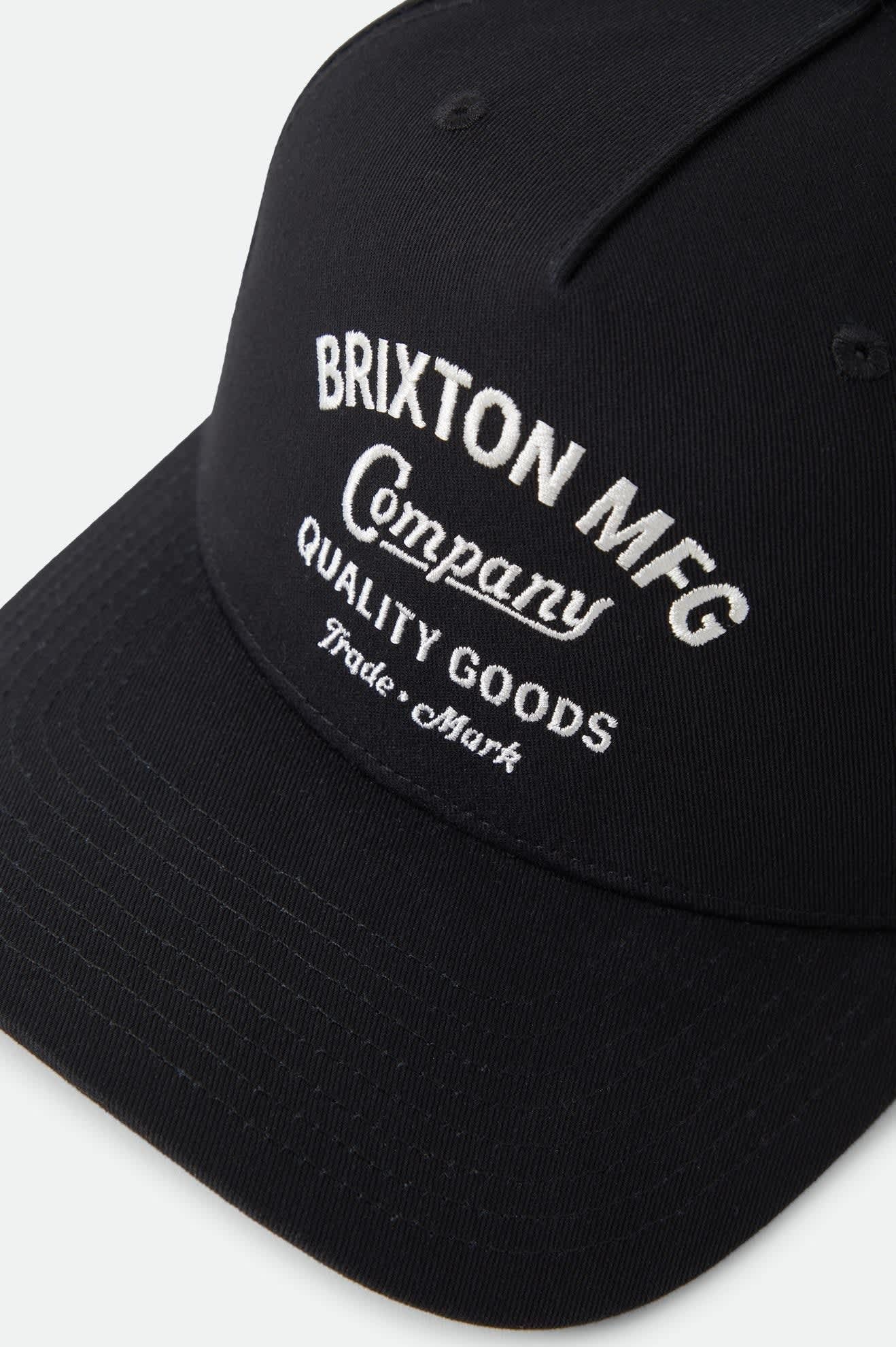 Stratton Snapback - Black