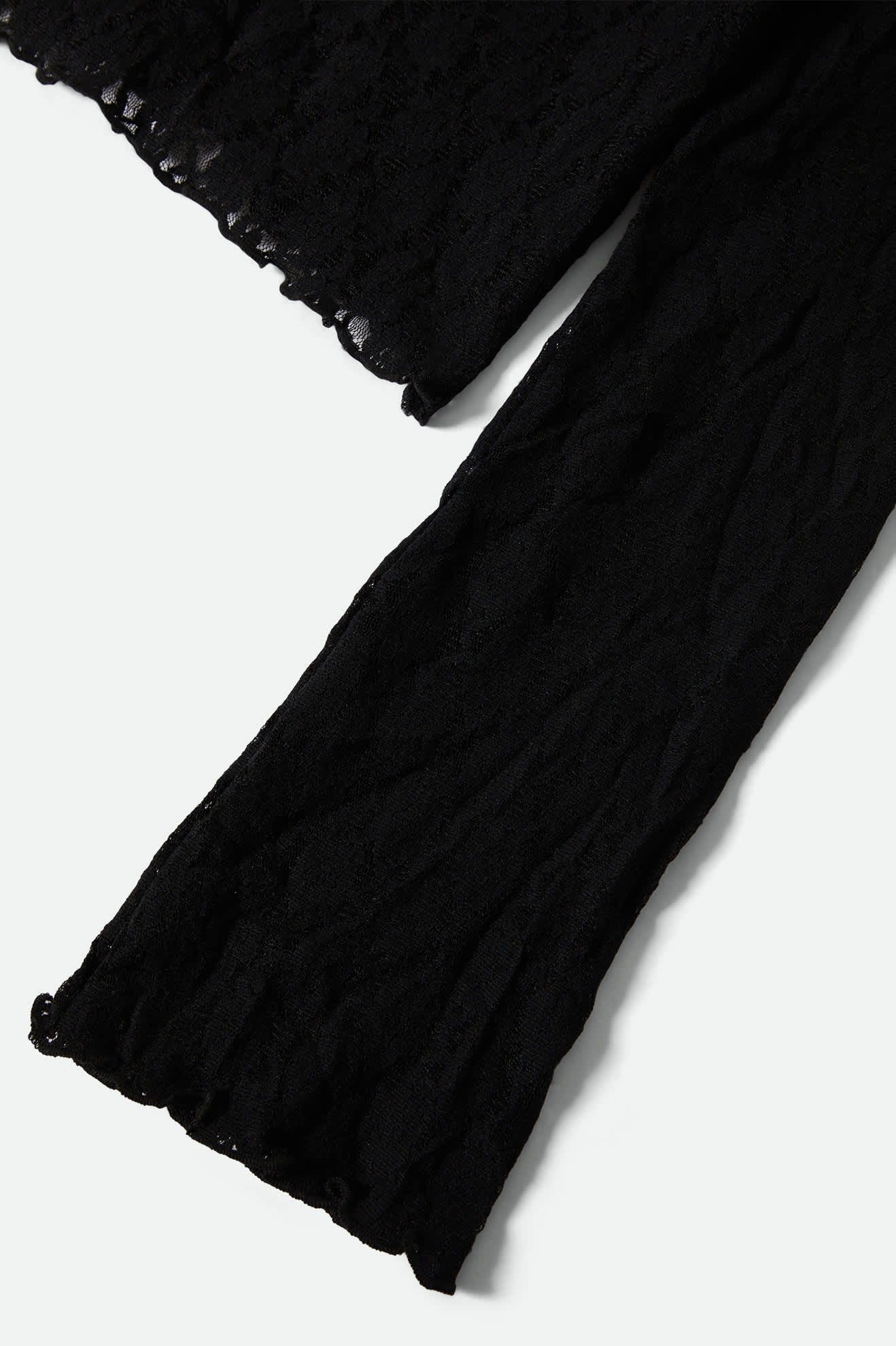 Dolly Slim L/S Knit T-Shirt - Black