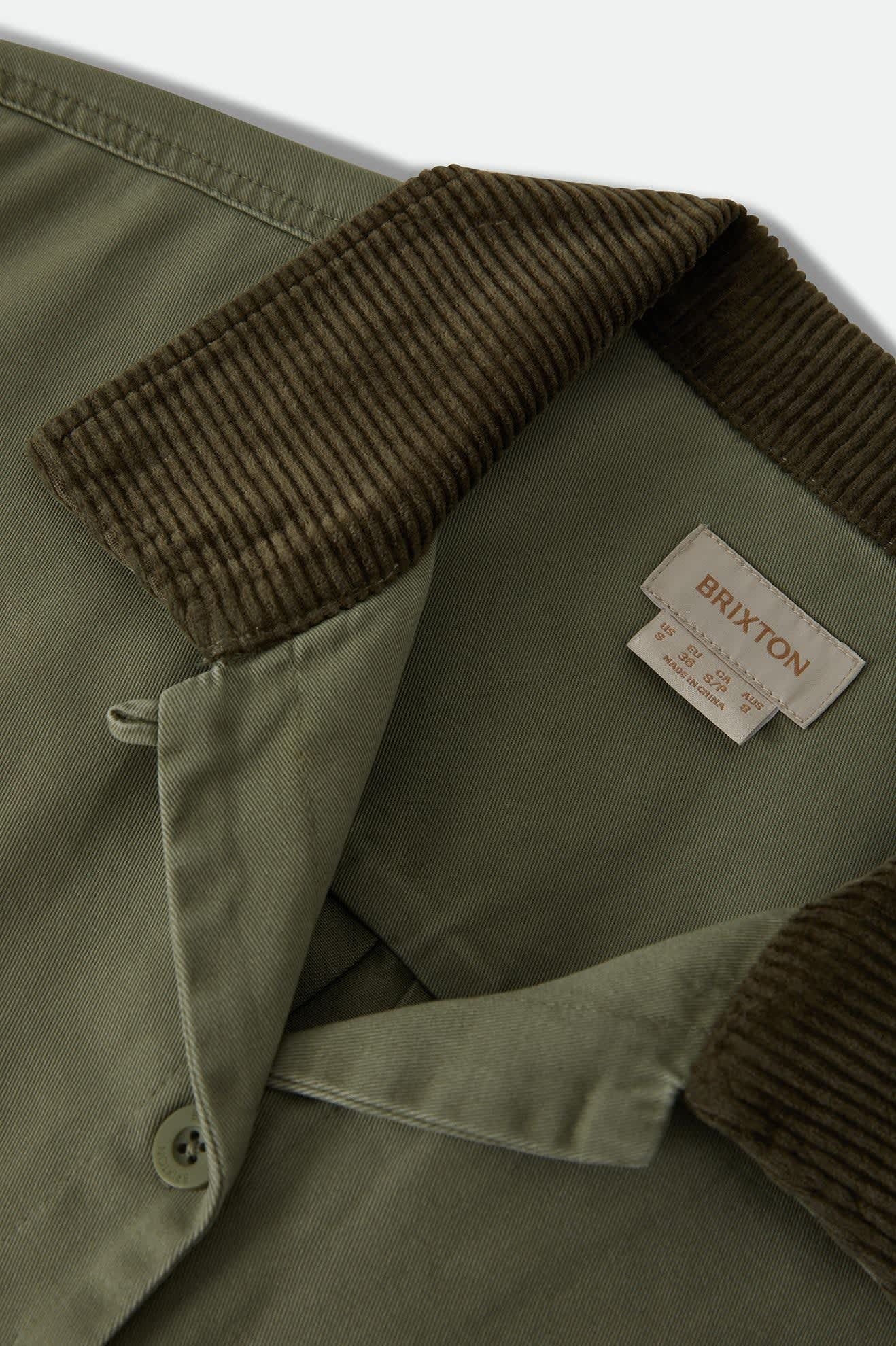 Utopia Overshirt - Washed Olive Surplus