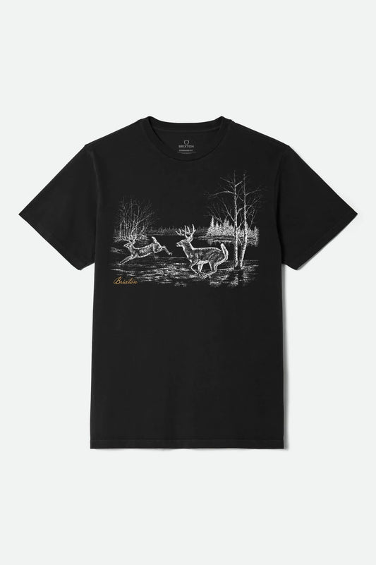 Gallop S/S Standard T-Shirt - Black Worn Wash