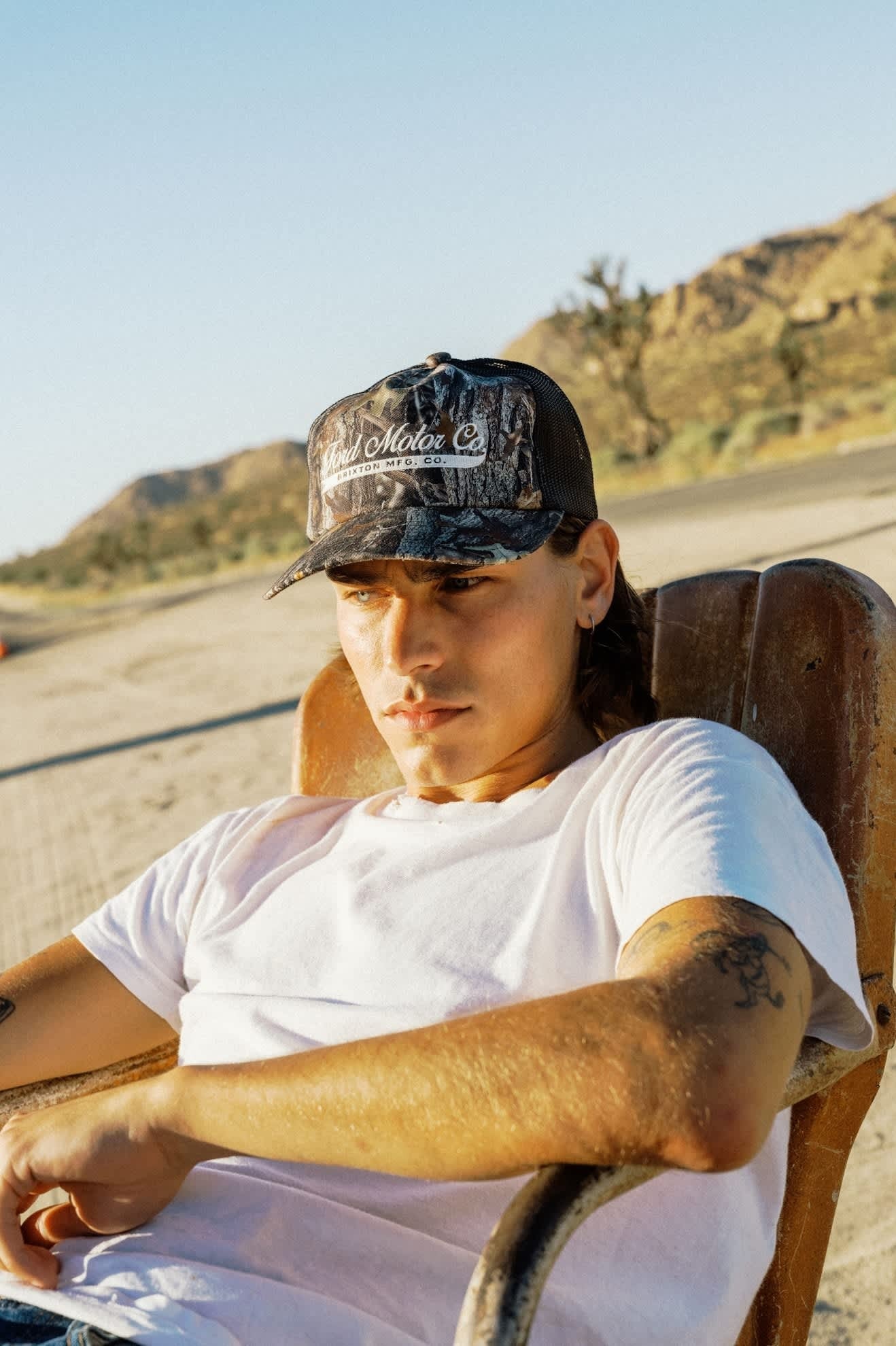 Ford X Brixton Trucker Hat - Boxwood Green