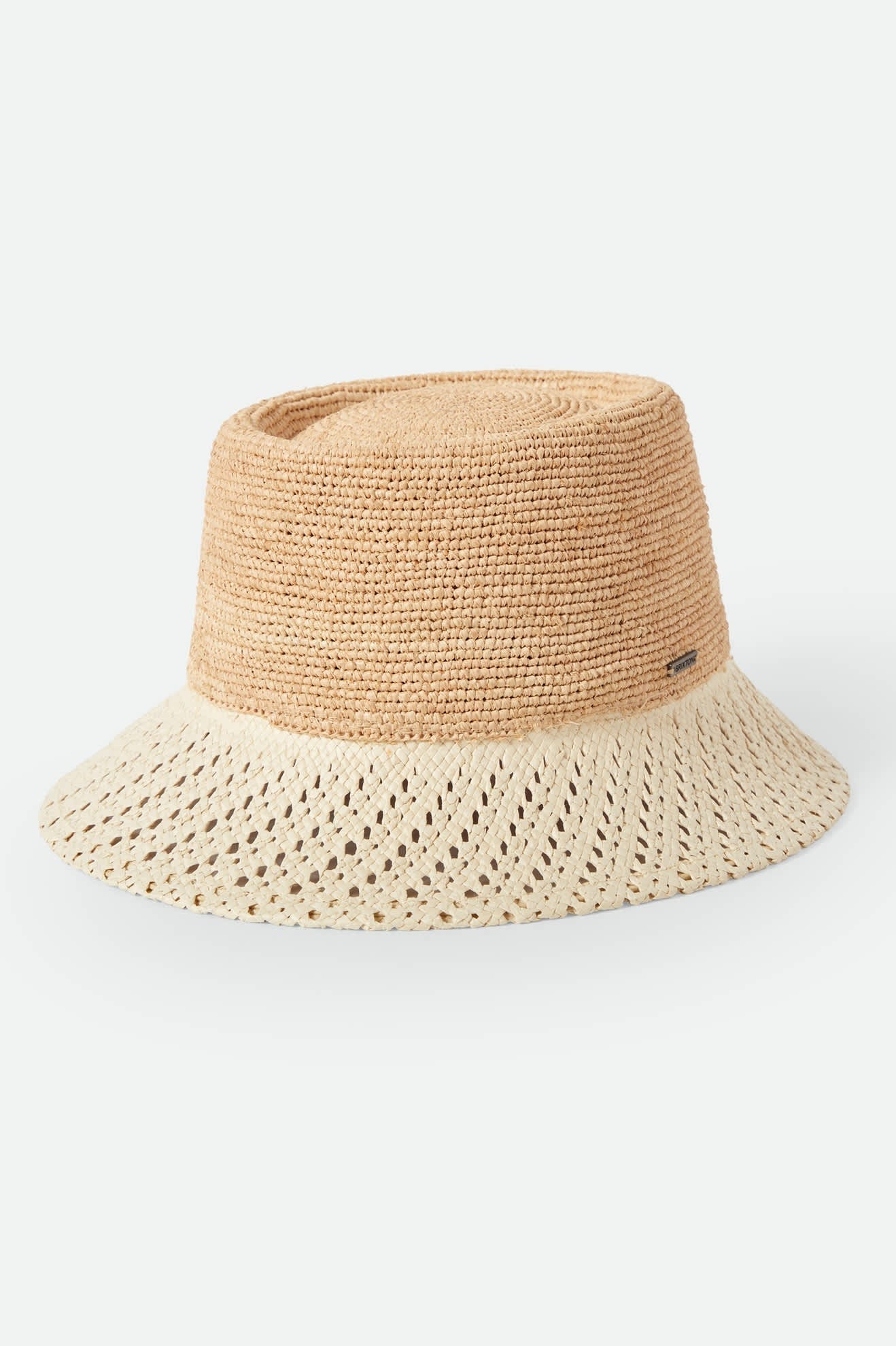 Ellee Festival Straw Bucket Hat - Natural/Natural