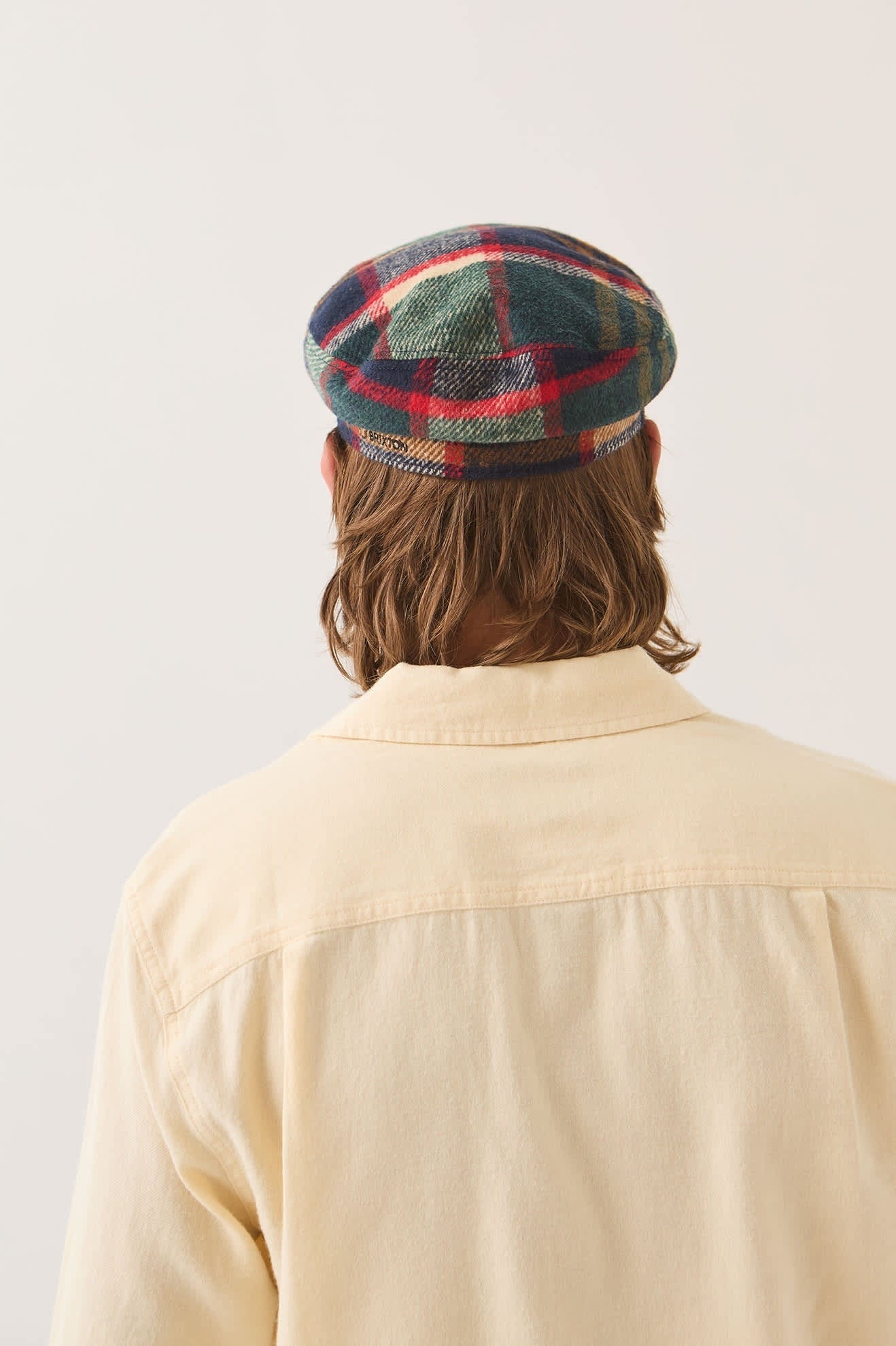 Fiddler Fisherman Cap - Navy/Green/Red/Cream