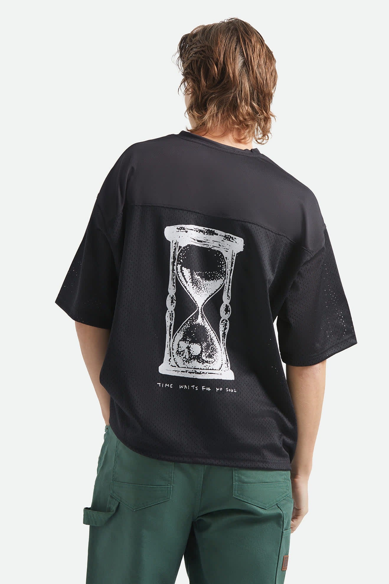 Baggy Mesh Practice Jersey - Black/White Chippa