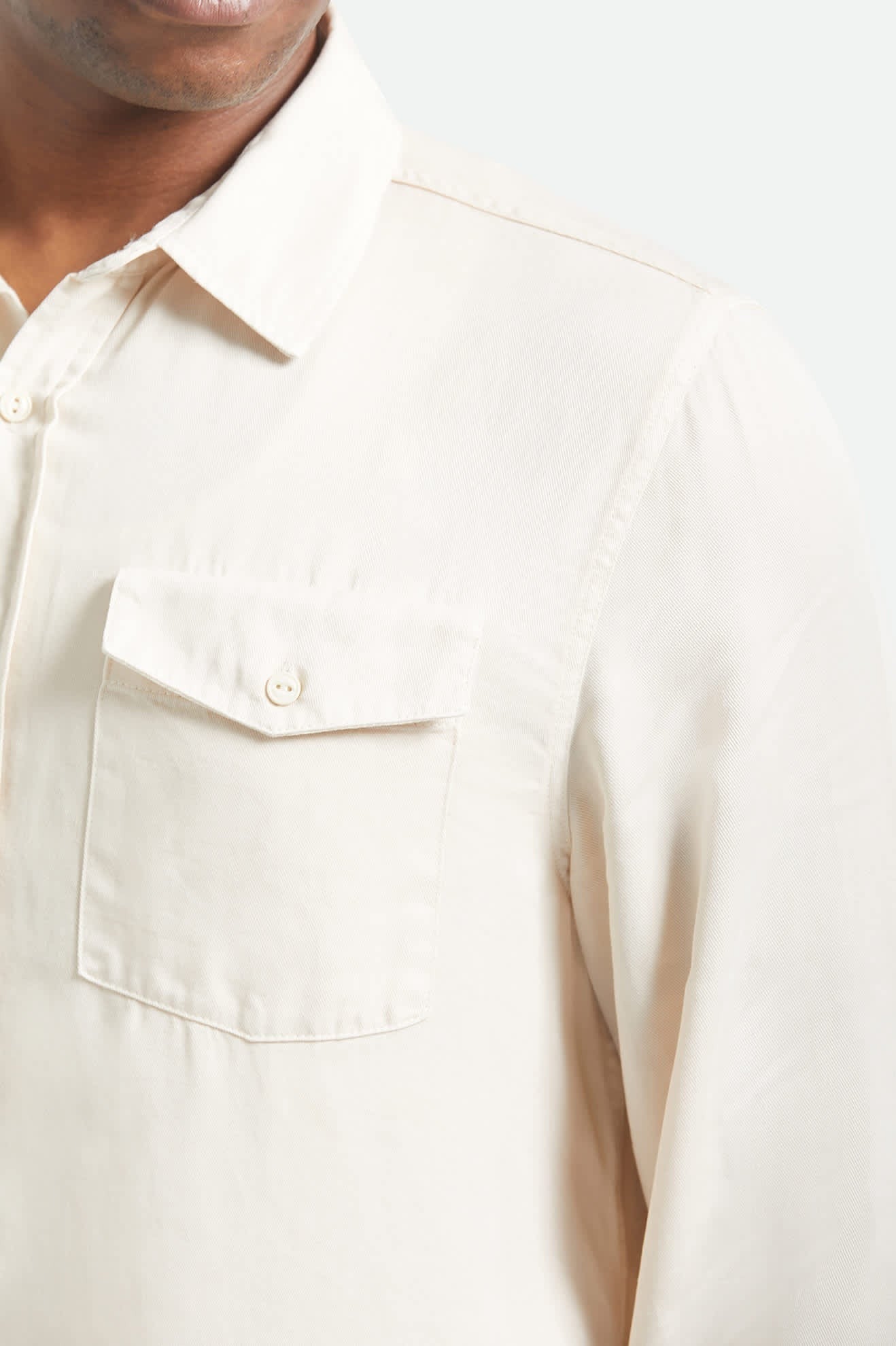 Cool Comfort Wayne Long Sleeve Shirt - Whitecap