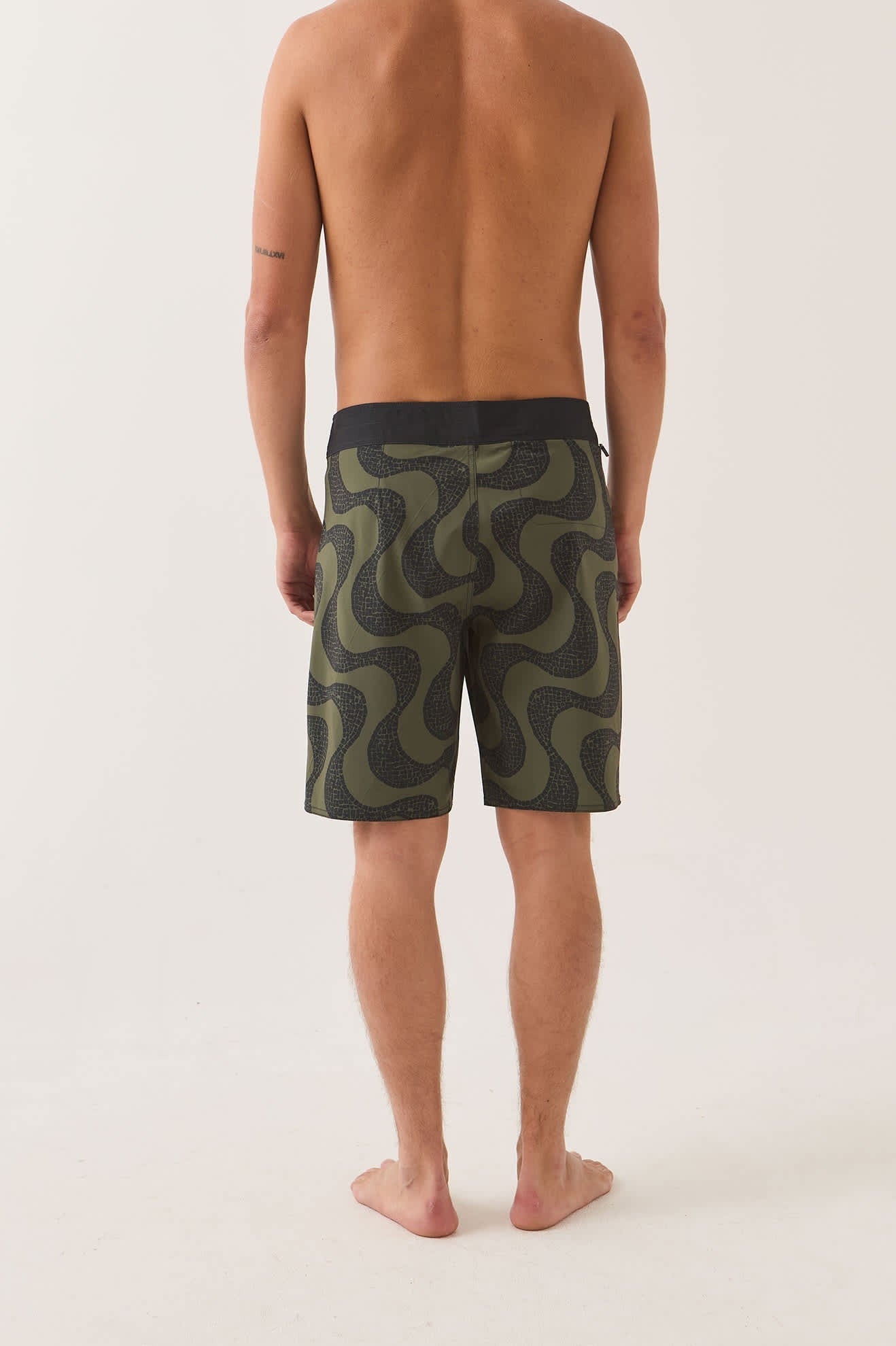 Blitz Boardshort 19" - Dark Olive/Black