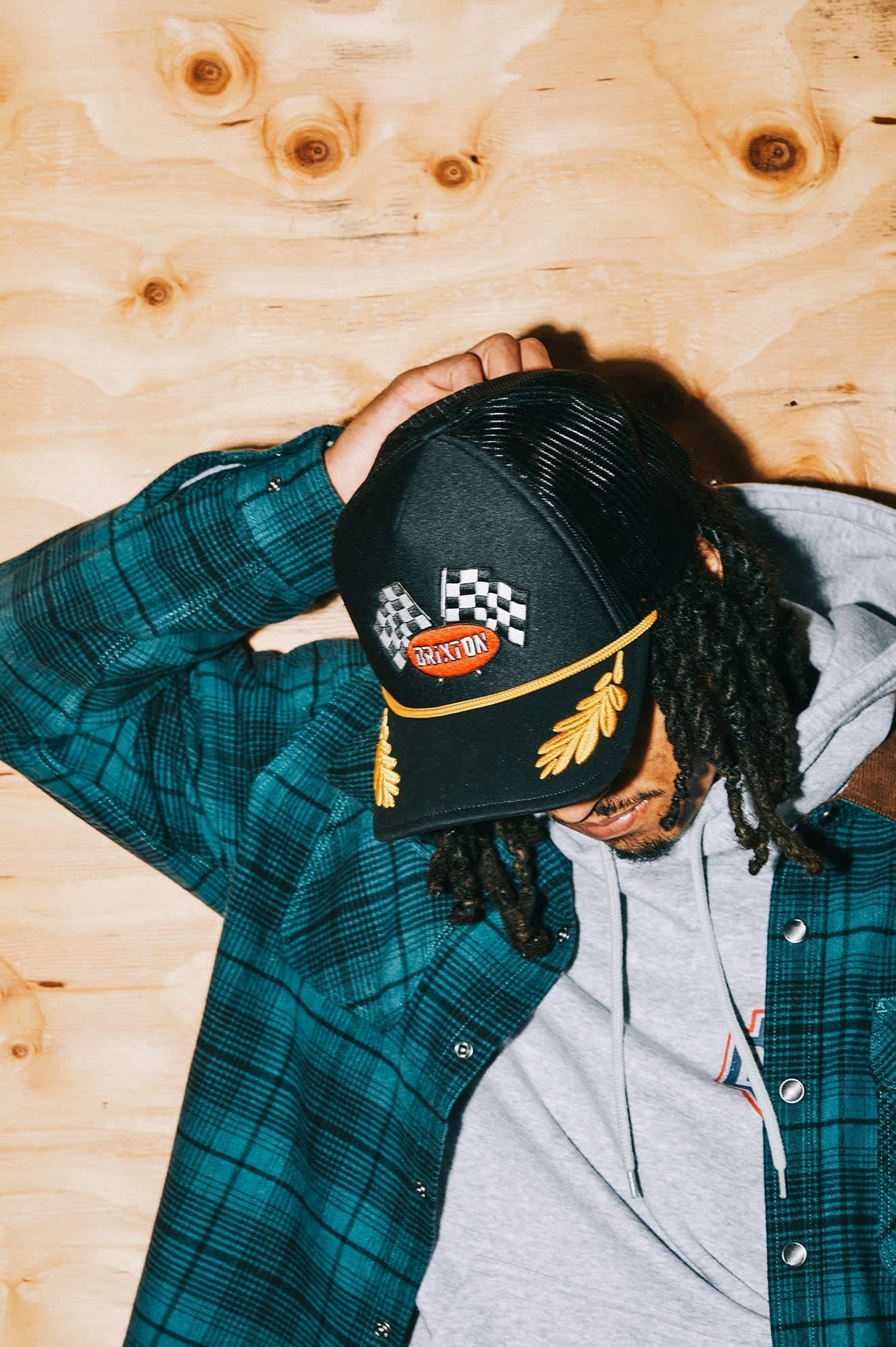 Podium Netplus Trucker Hat - Black/Black
