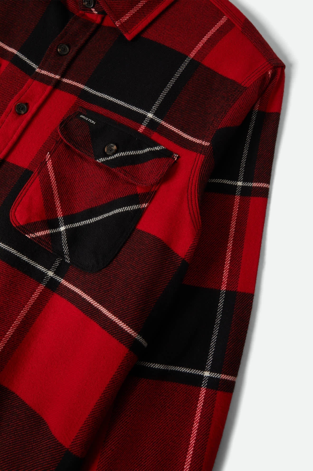 Bowery Flannel - Black/Adrenaline Rush/Off White