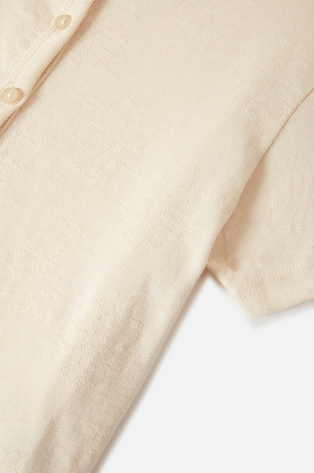 The Alice Button Down Short Sleeve Shirt - Whitecap
