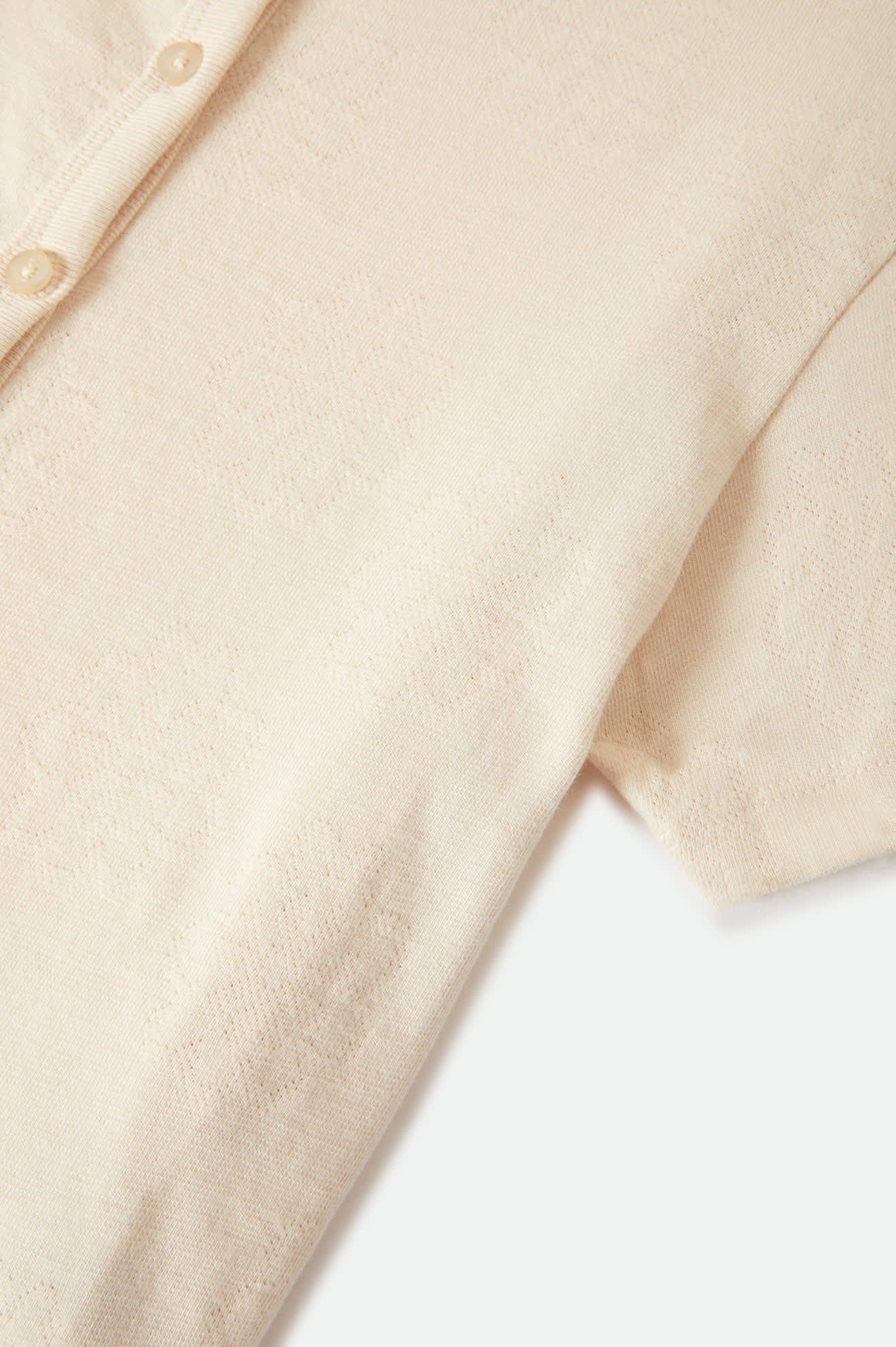The Alice Button Down Short Sleeve Shirt - Whitecap