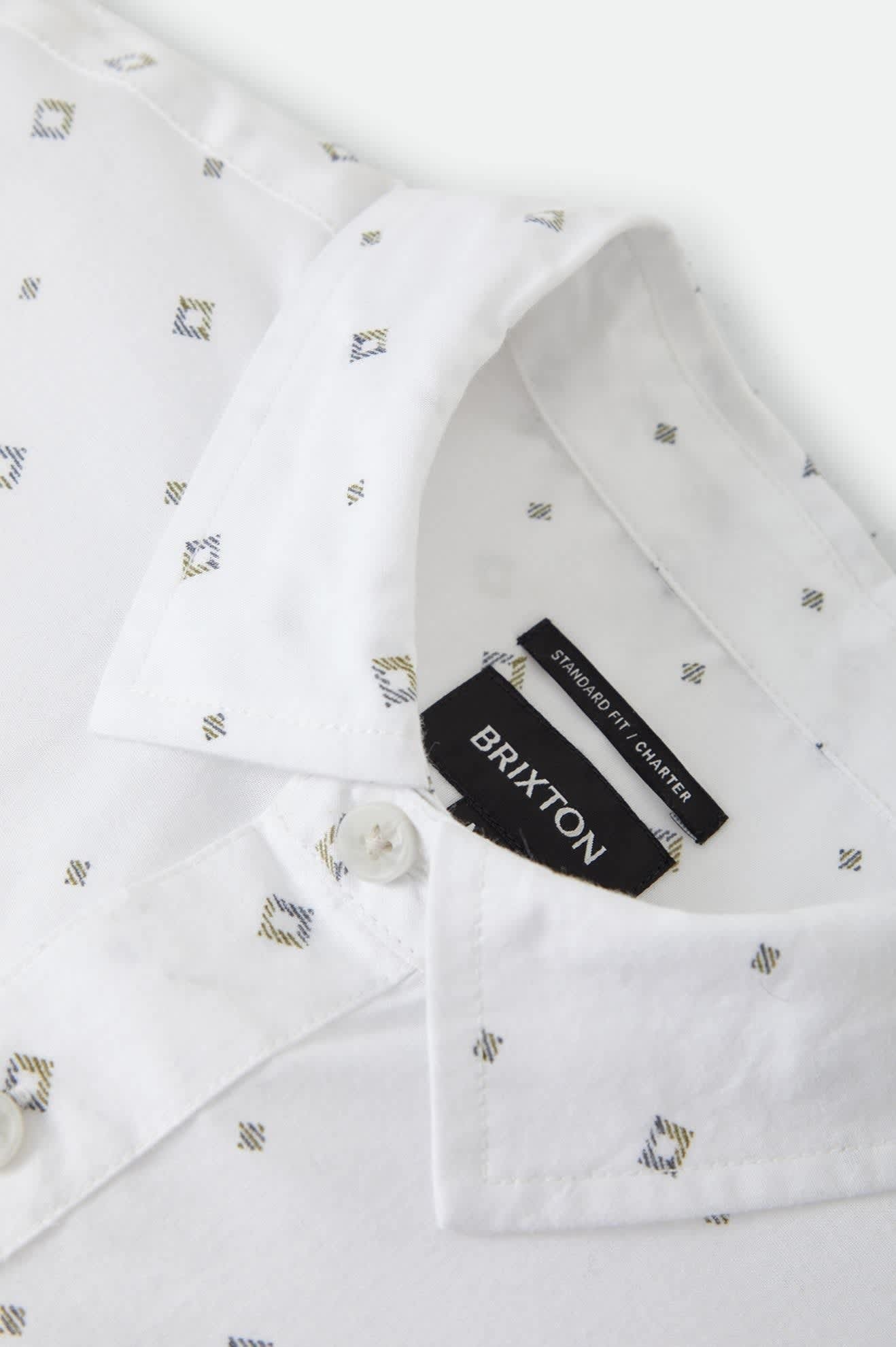 Charter Print Shirt - White/Geo