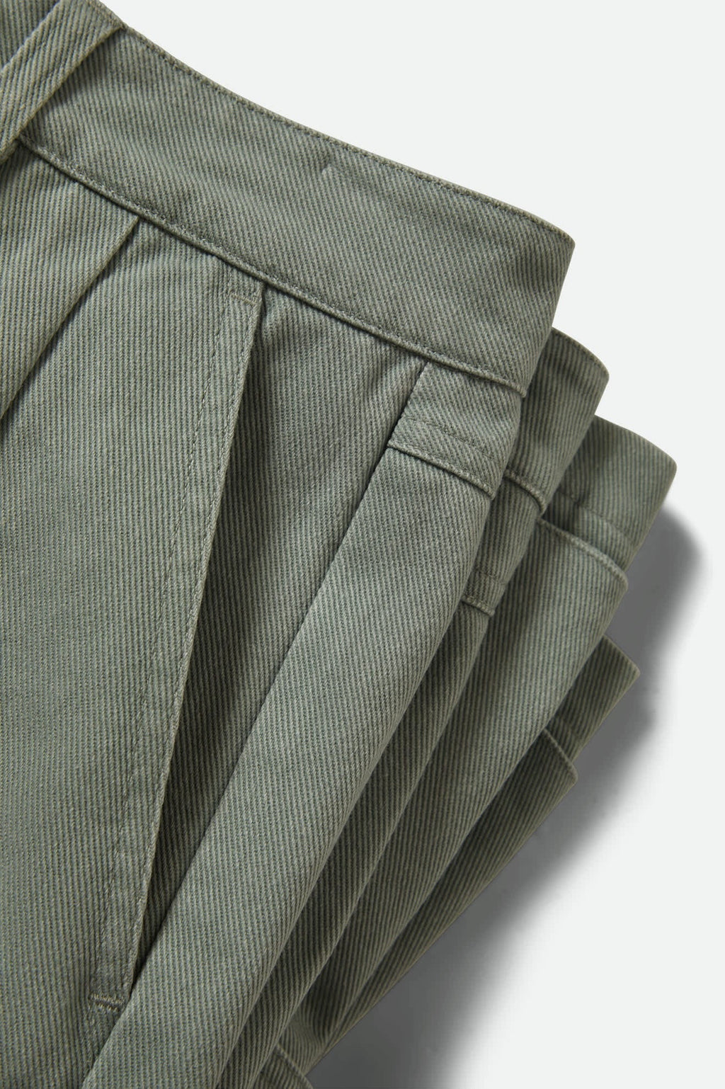 The Alba Baggy Carpenter Short - Washed Sage Green
