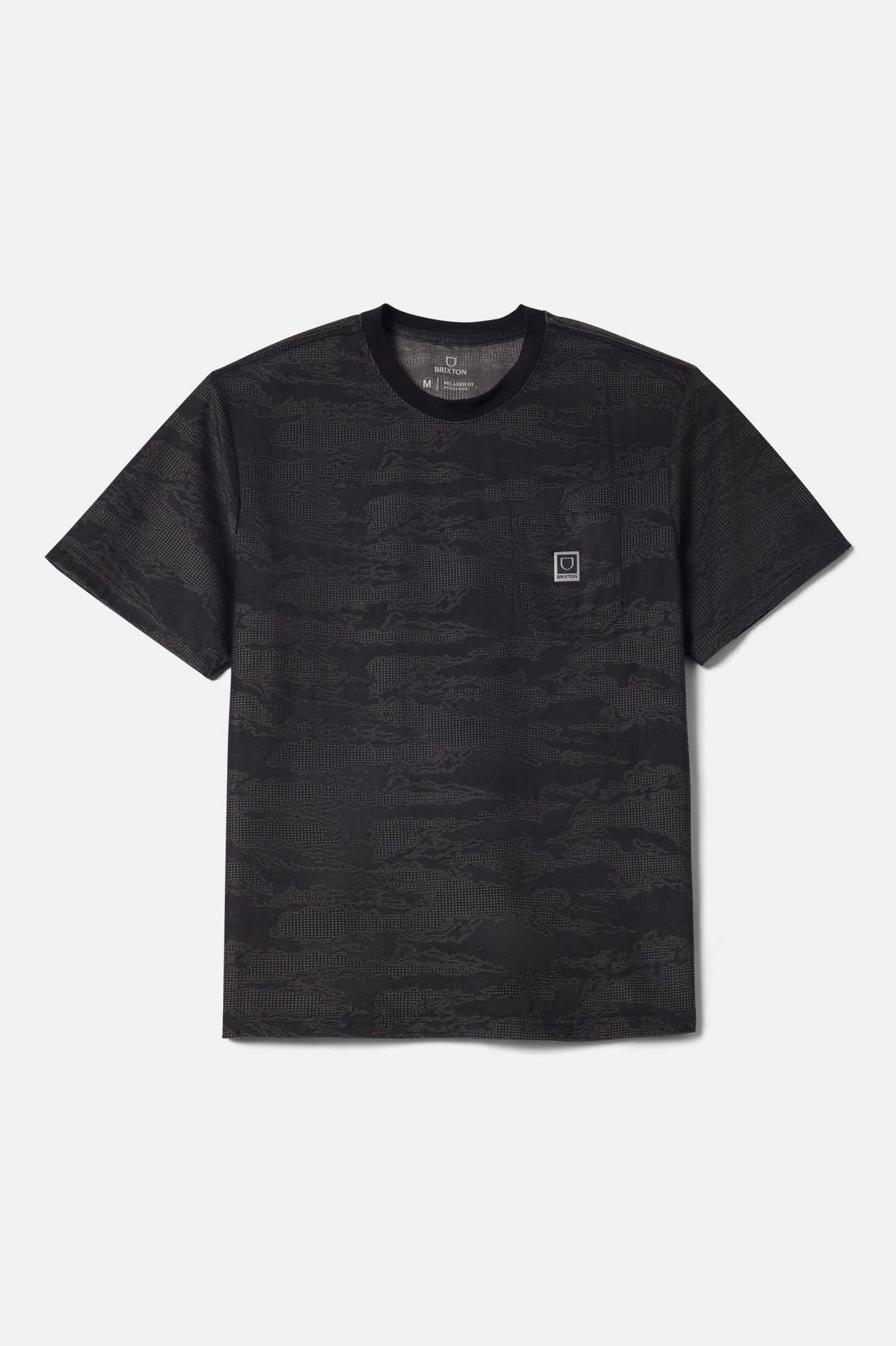 Journey Short Sleeve Pocket T-Shirt - Black Tiger Camo