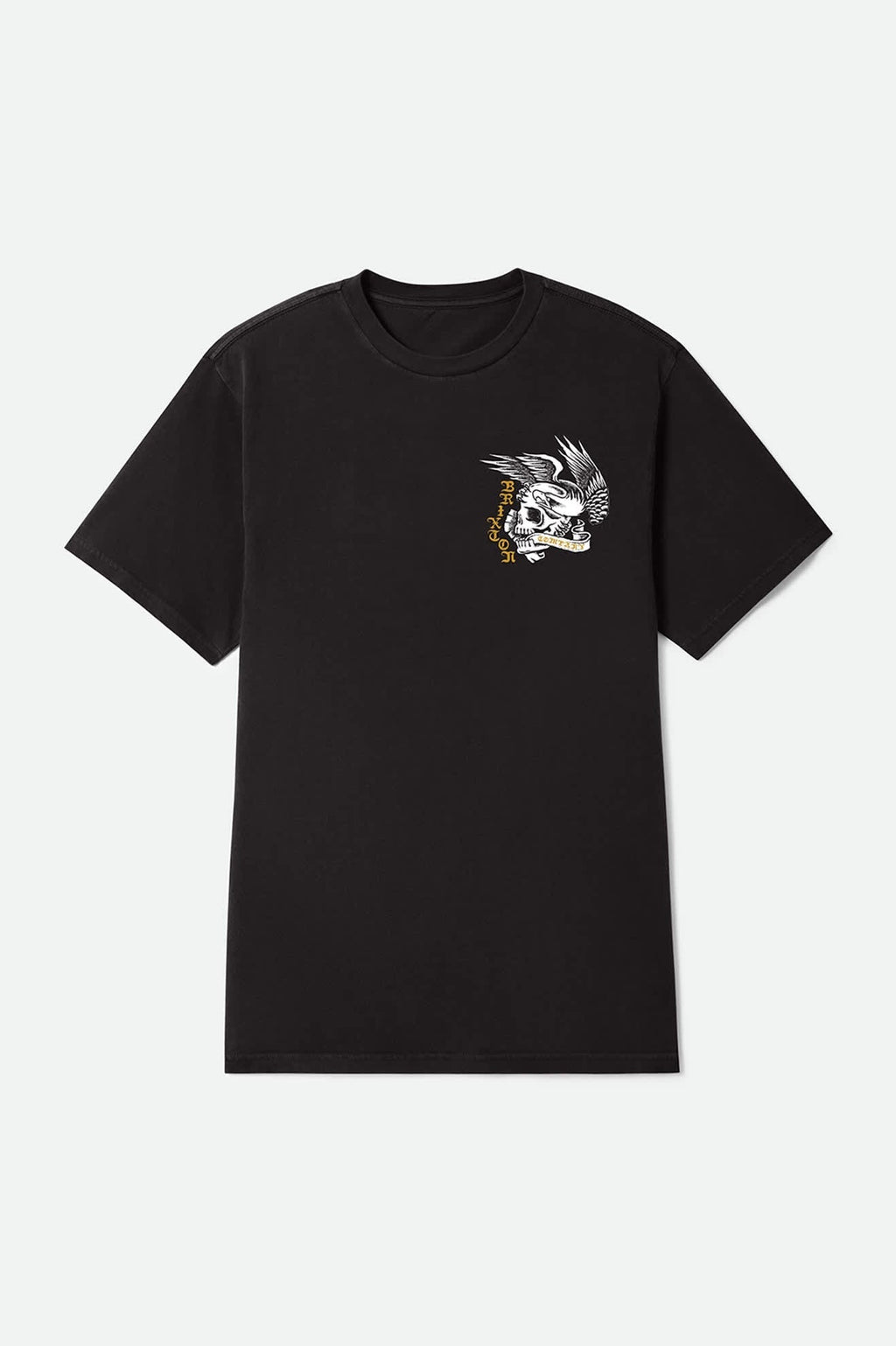 Wolcott Short Sleeve Standard T-Shirt - Black Worn Wash