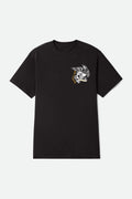 Wolcott Short Sleeve Standard T-Shirt - Black Worn Wash