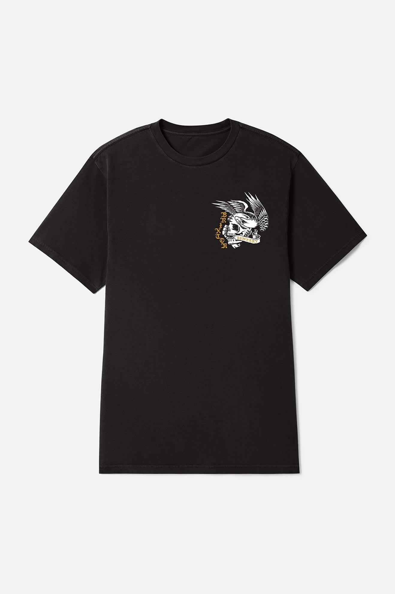 Wolcott Short Sleeve Standard T-Shirt - Black Worn Wash