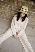 Wayne Women's Shirt - Sand Stripe