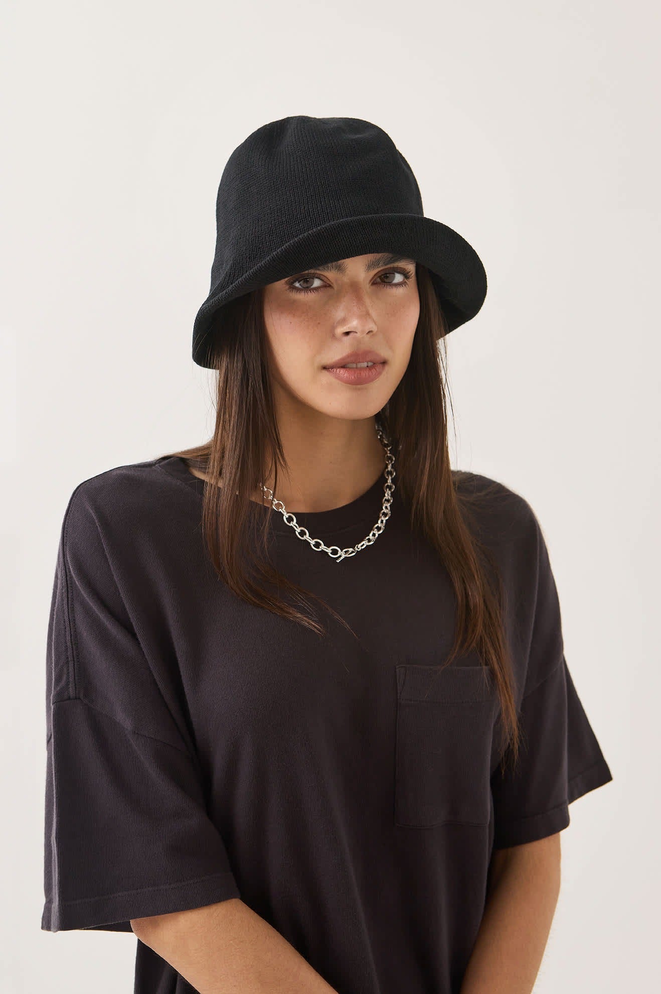 Redding Knit Packable Hat - Black/Black