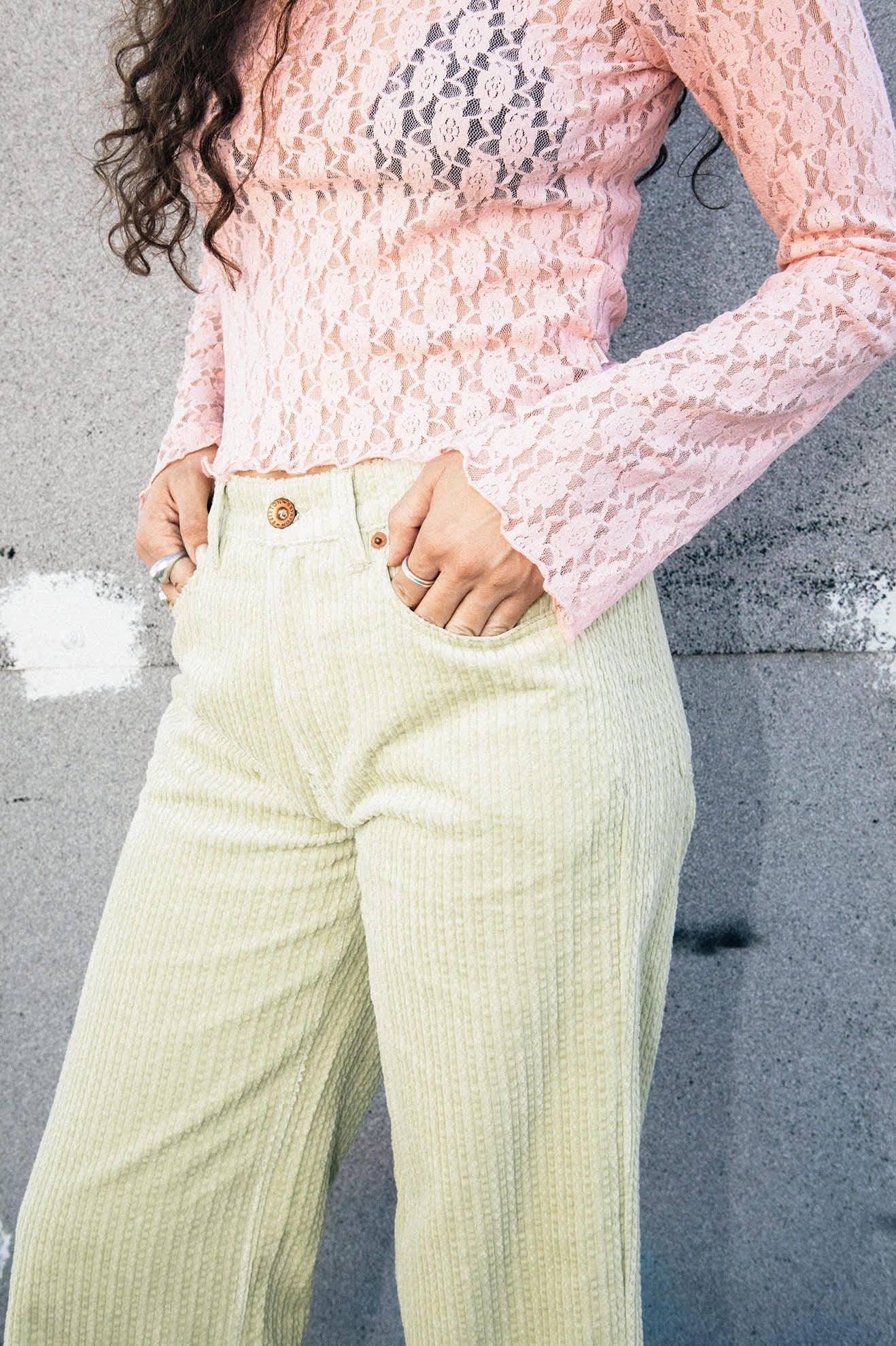 Dolly Slim L/S Knit T-Shirt - Mellow Rose