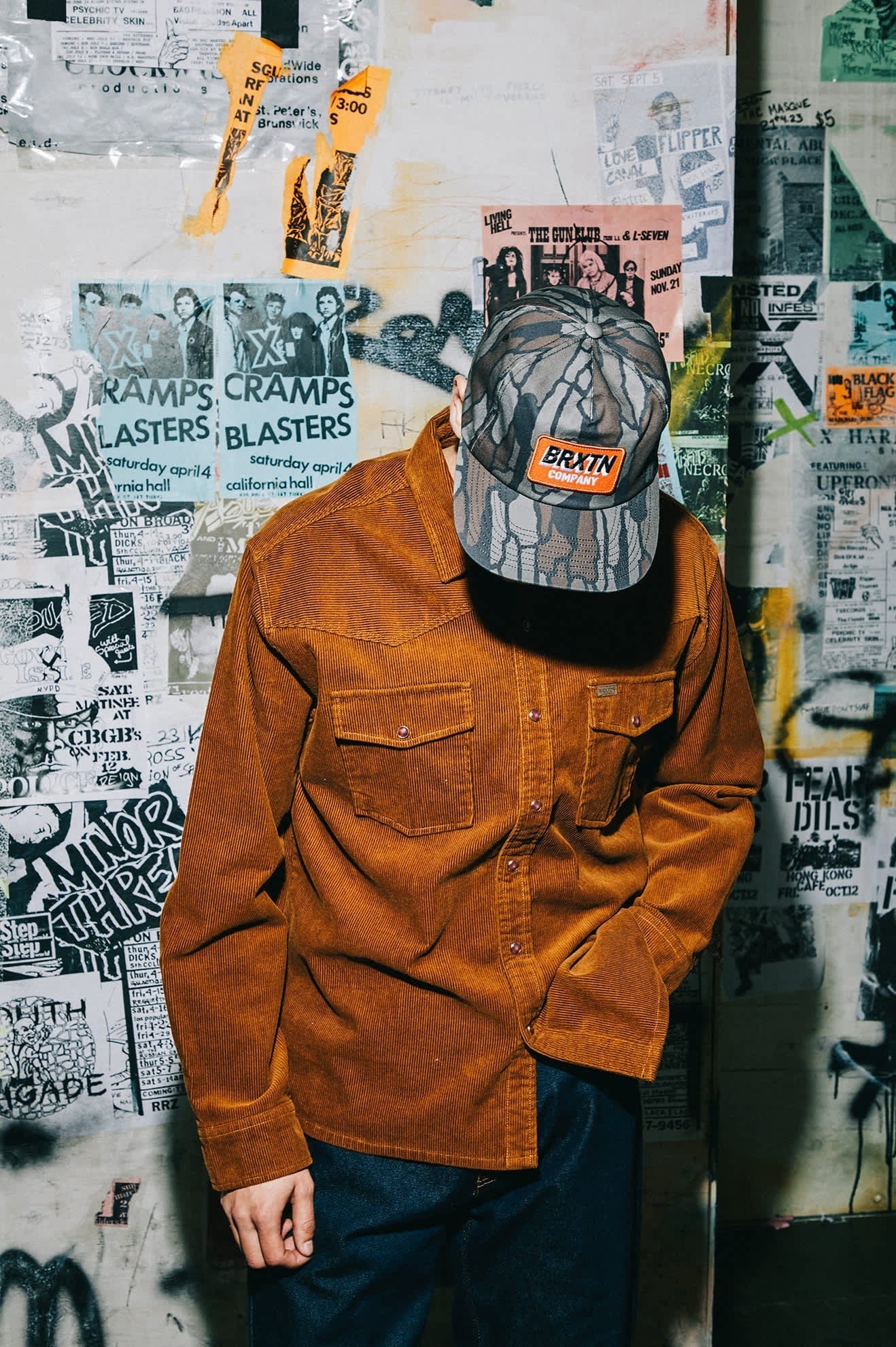 New West Relaxed Overshirt - Washed Copper Corduroy