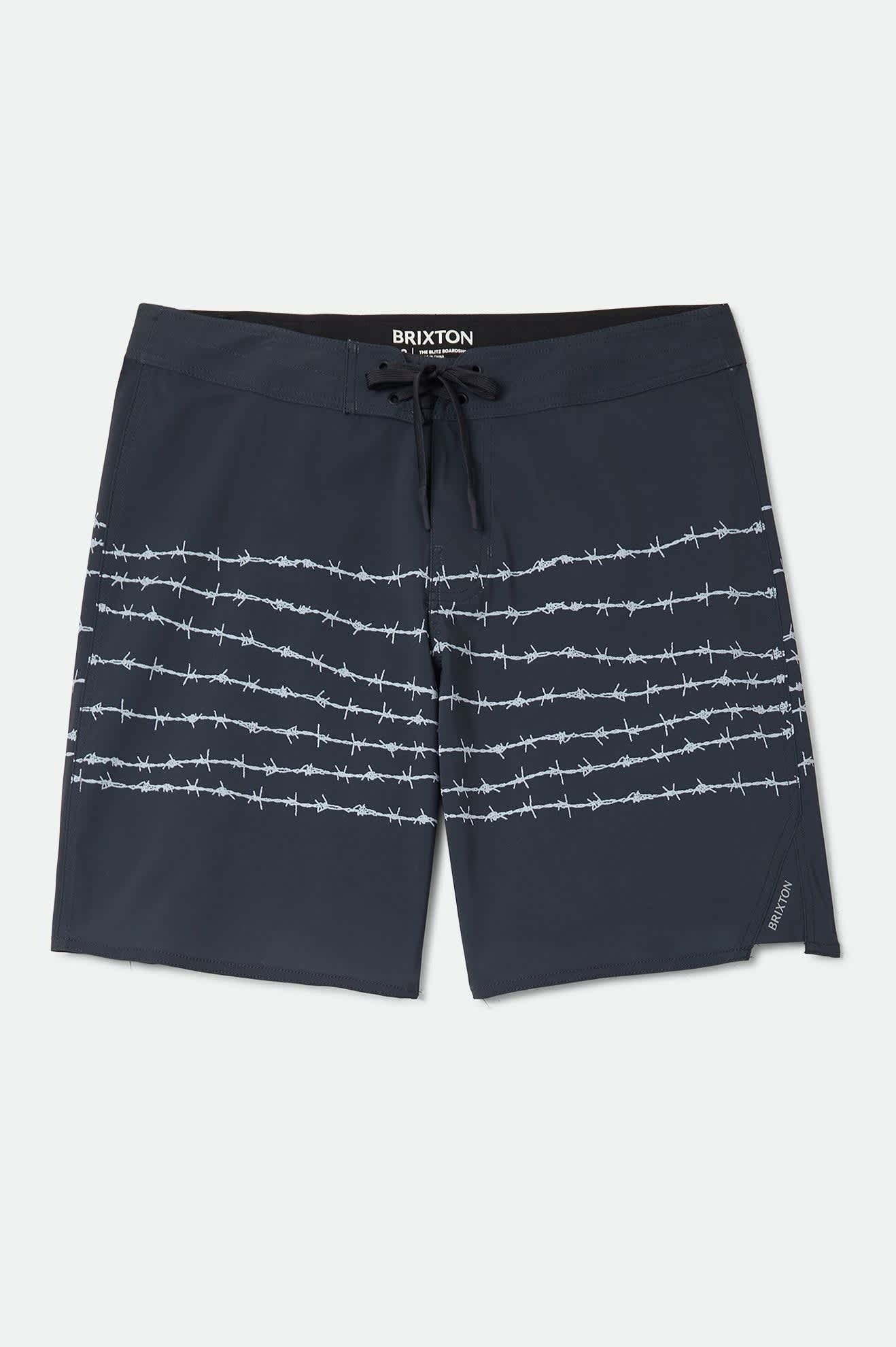 Blitz Boardshort 19" - Black/Barb Wire