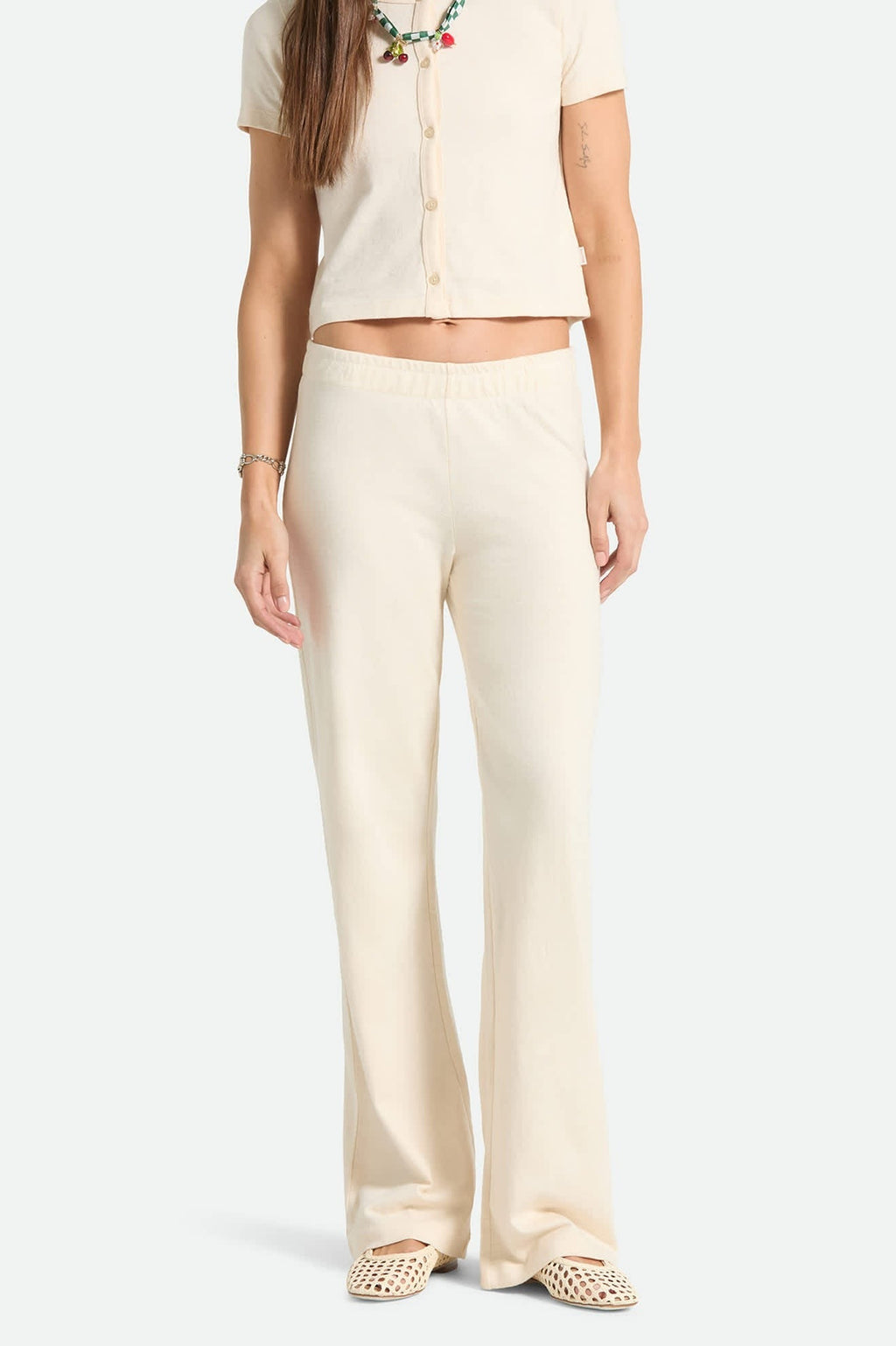 Siesta Knit Pant - Whitecap