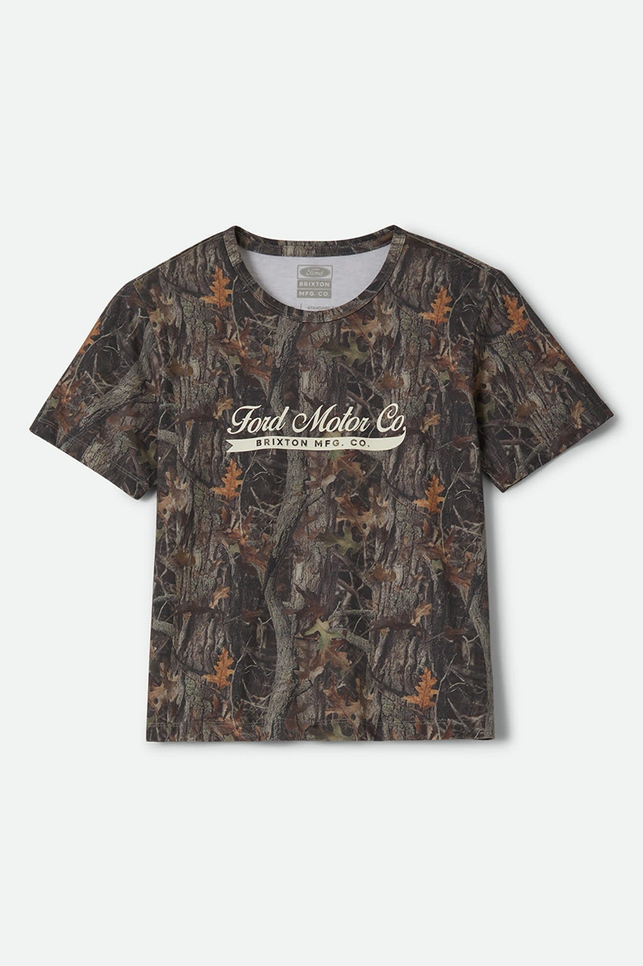Ford x Brixton T-Shirt - Boxwood Green