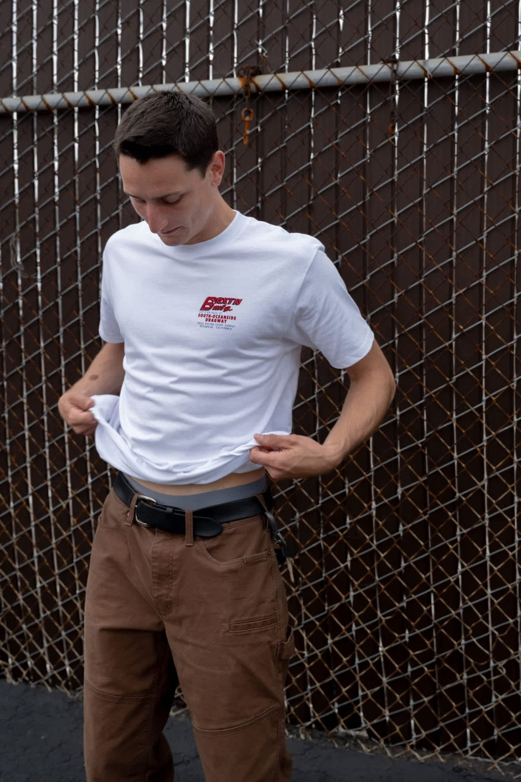 South O Dragway Short Sleeve Standard T-Shirt - White