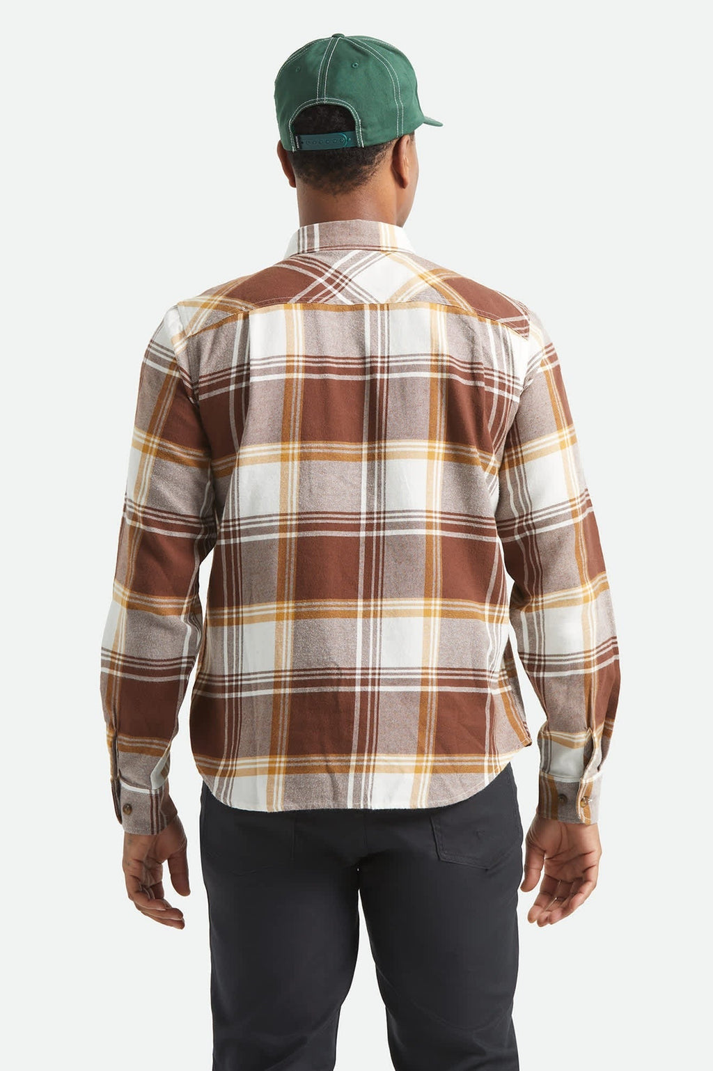 Bowery Lightweight Ultra Soft Flannel - Chocolate/Off White