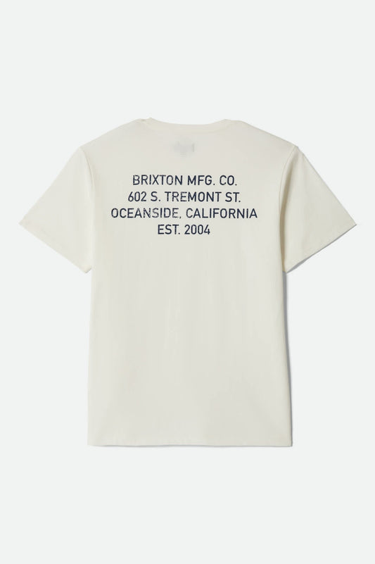 Gage S/S T-Shirt - Off White Worn Wash
