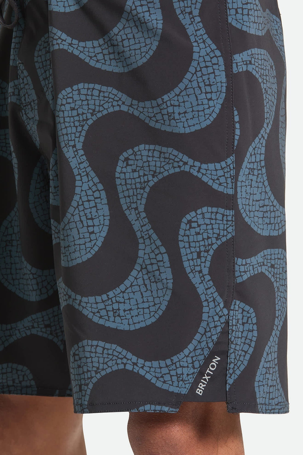 Blitz Boardshort 19" - Black/Future Grey Warped Tile
