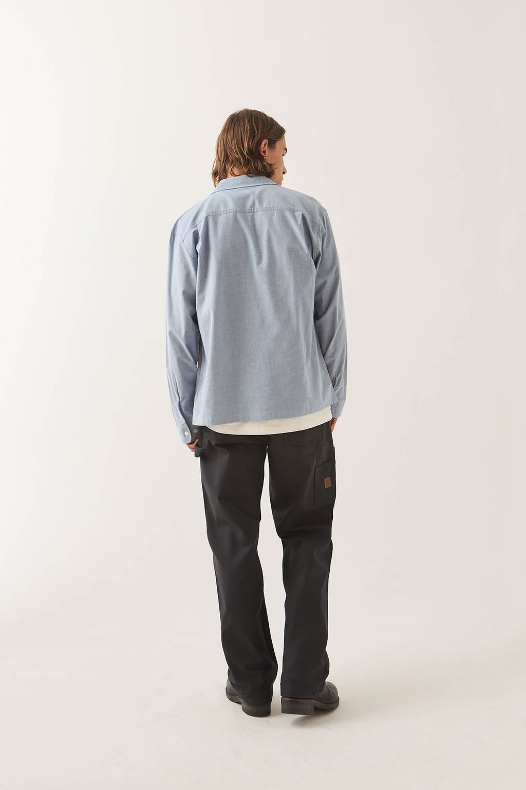 Ford Service Dept Workshirt - Blue Chambray