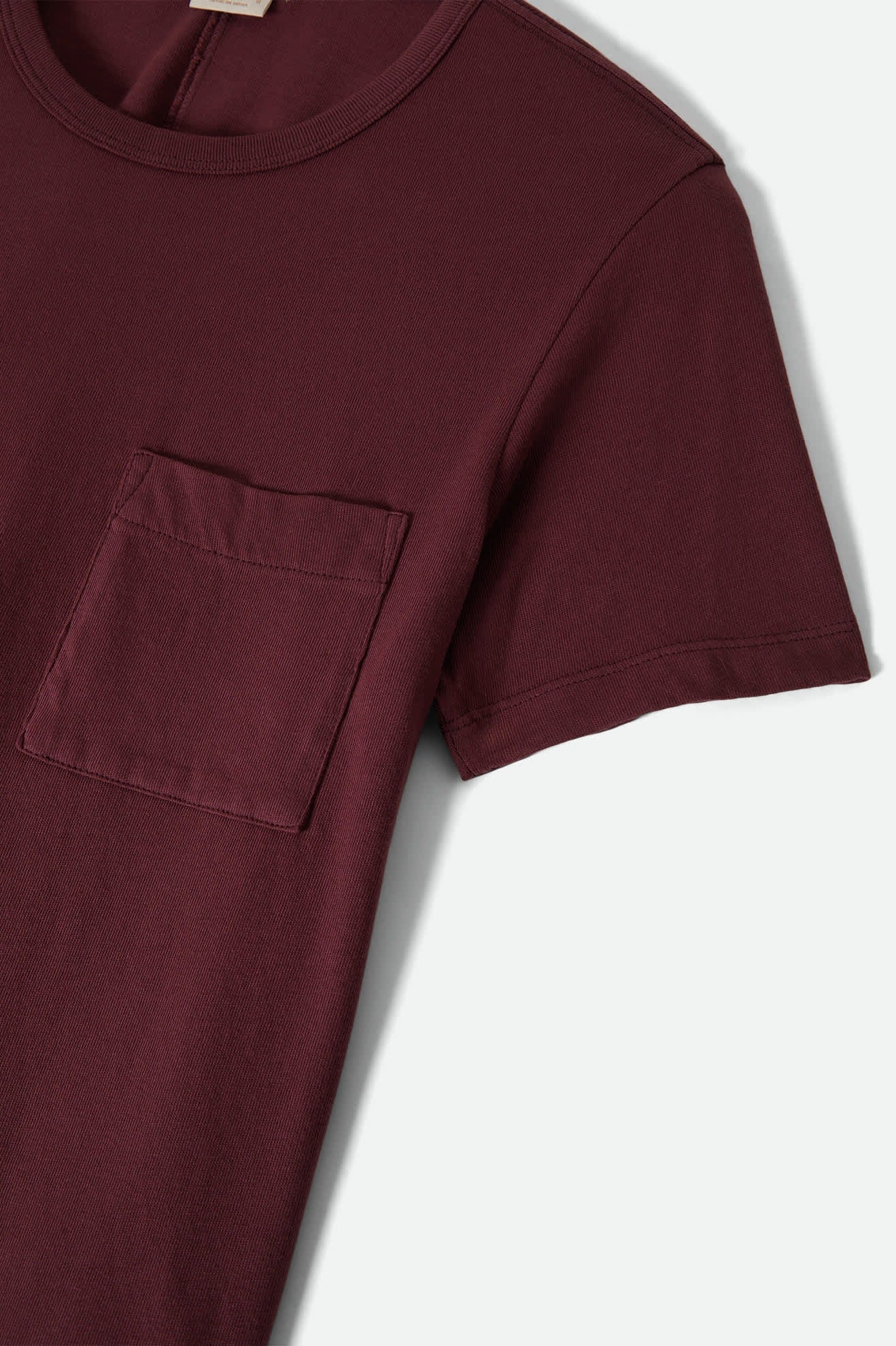 Carefree Organic Garment Dye Perfect T-Shirt - Port