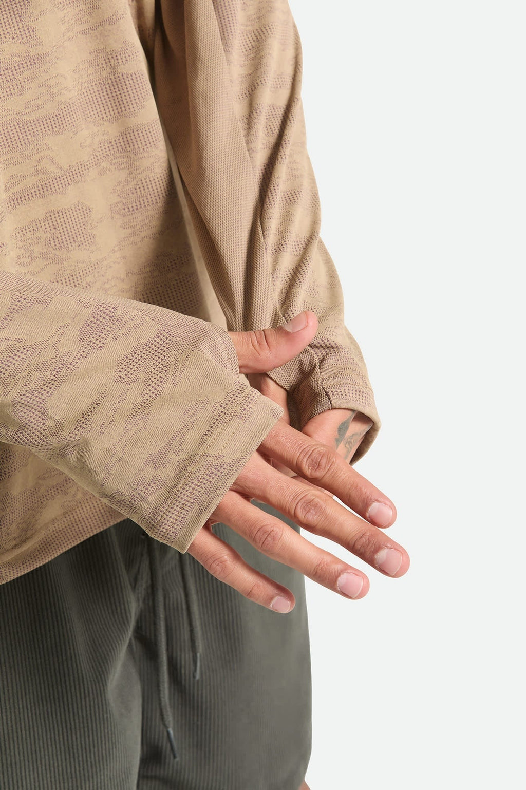 Journey Long Sleeve Sun Hoodie - Desert Tiger Camo