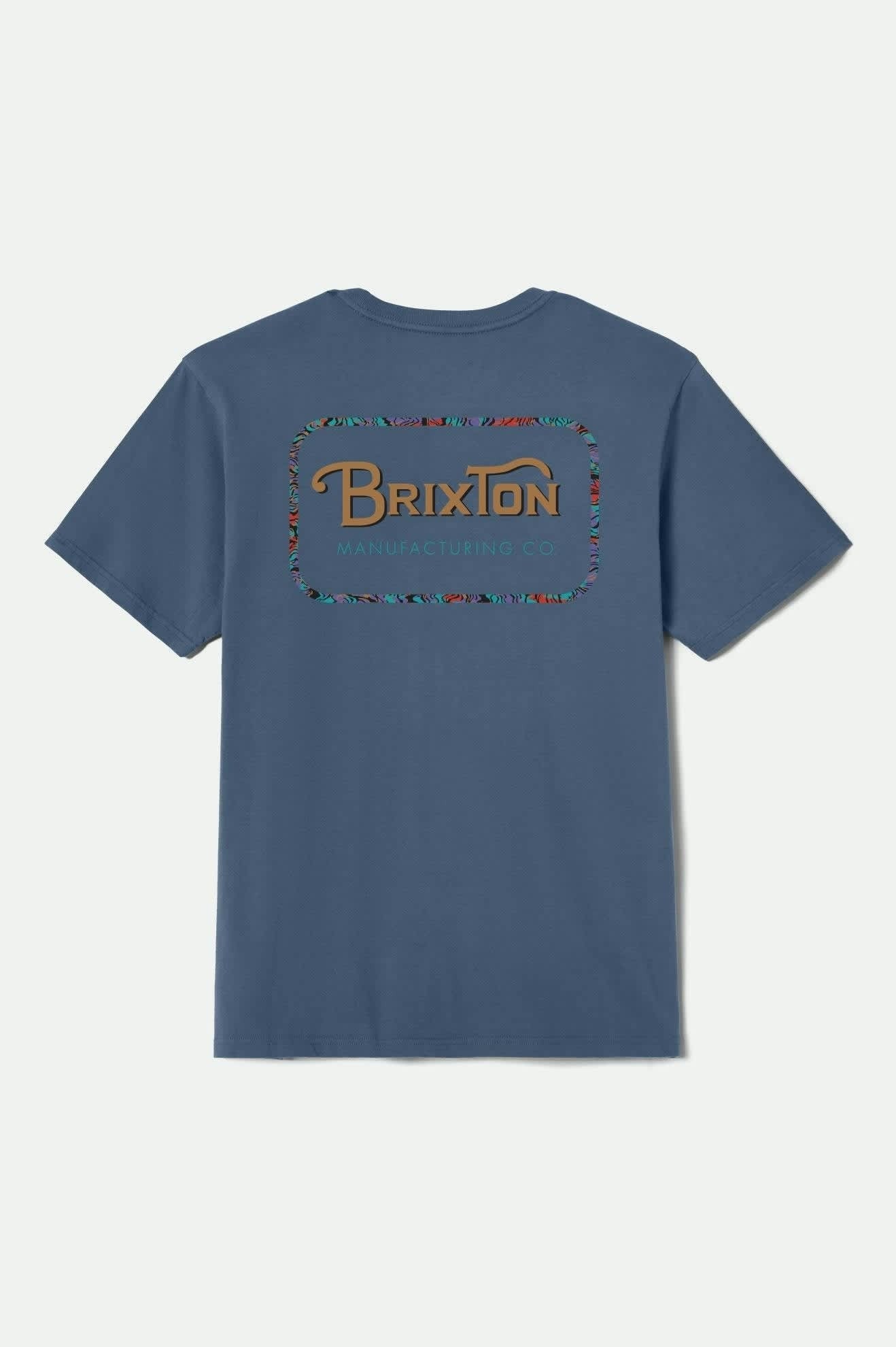 Grade S/S Standard T-Shirt - Harbor Blue/Black/Marble Teal