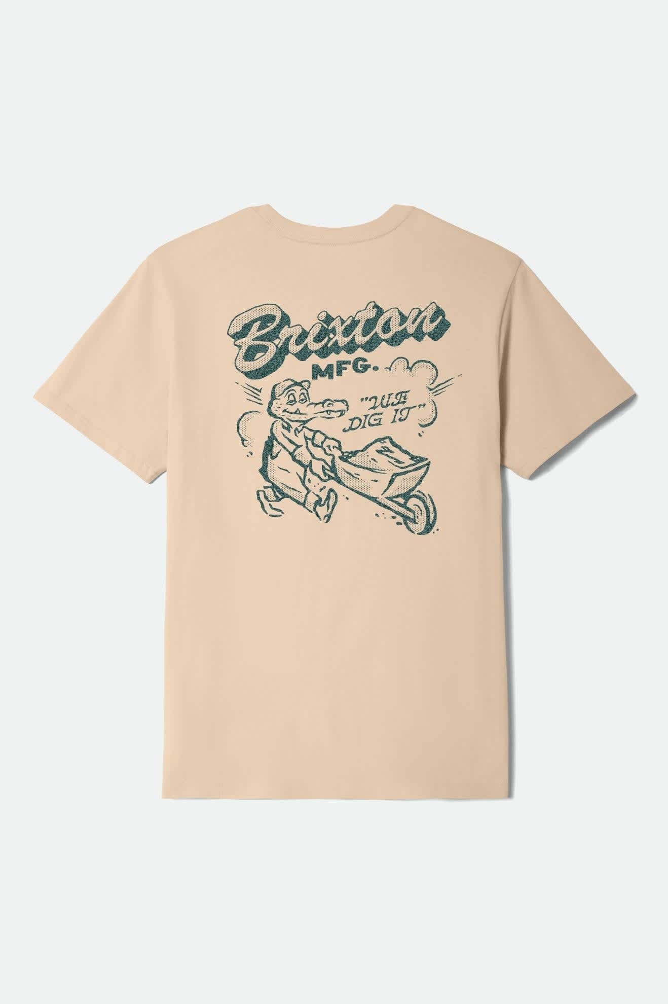 Dig It S/S Standard T-Shirt - Cream