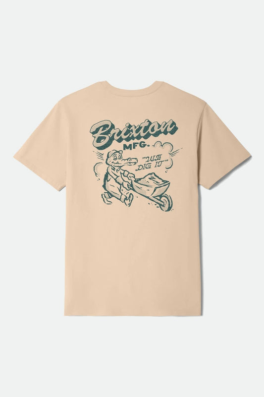 Dig It S/S Standard T-Shirt - Cream