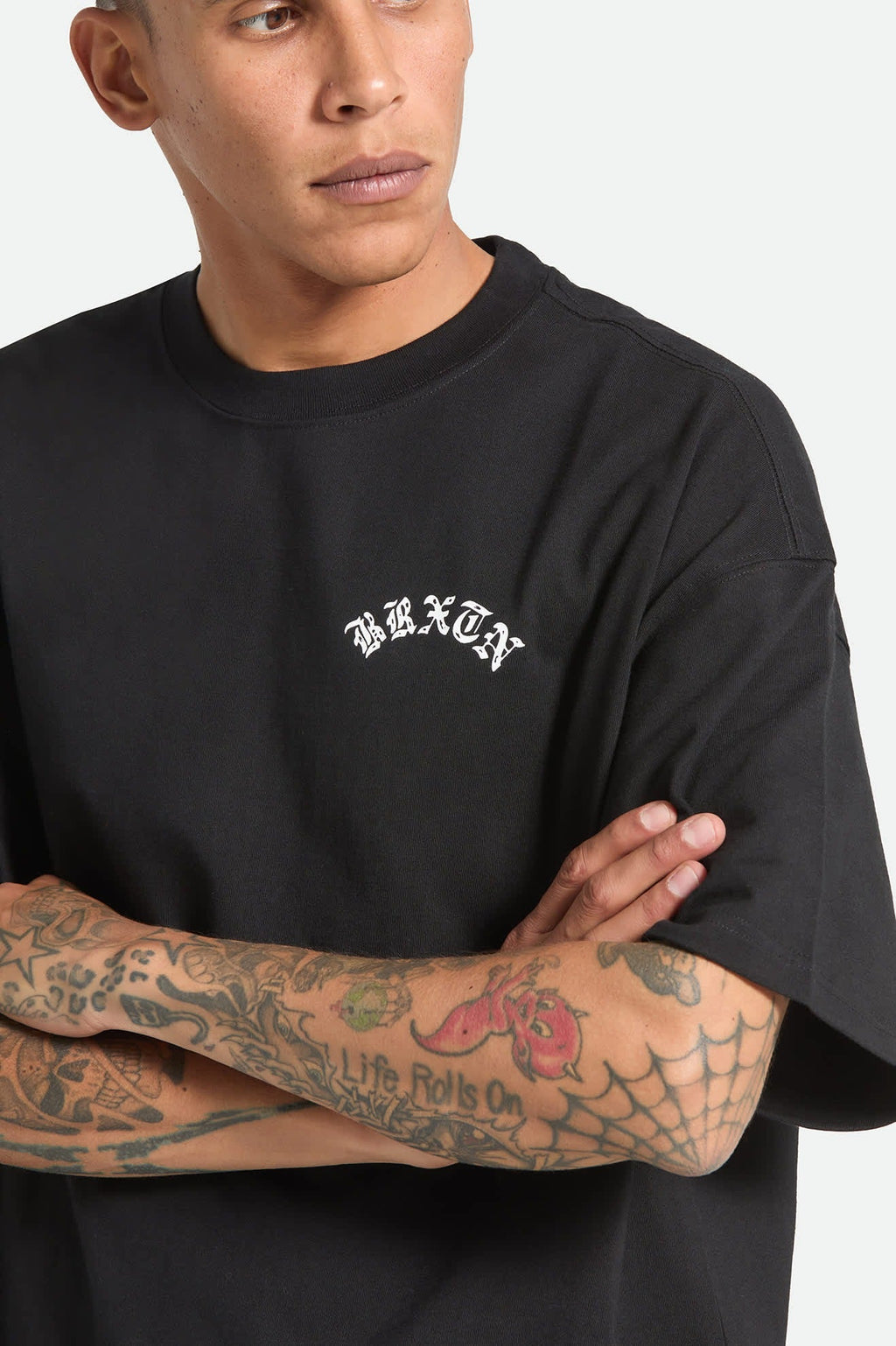 Drive Short Sleeve Oversized T-Shirt - Black