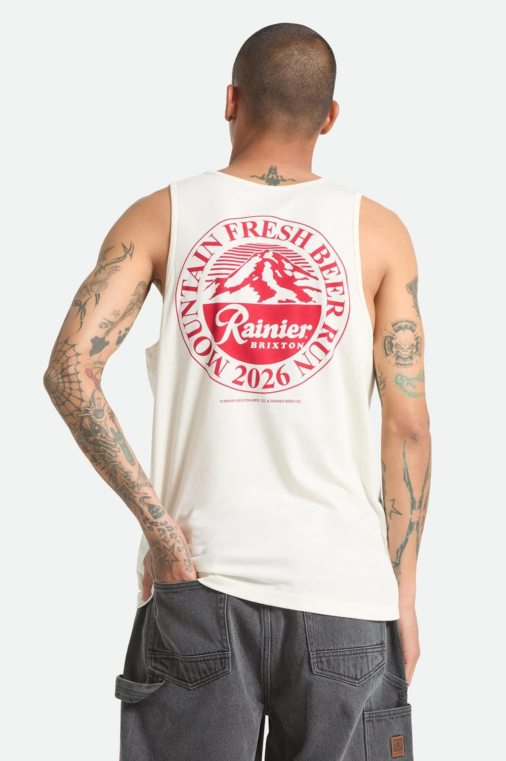 Rainier Beer Run Tank - Natural