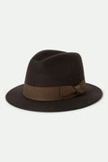 Roma Fedora - Chocolate/Bronze