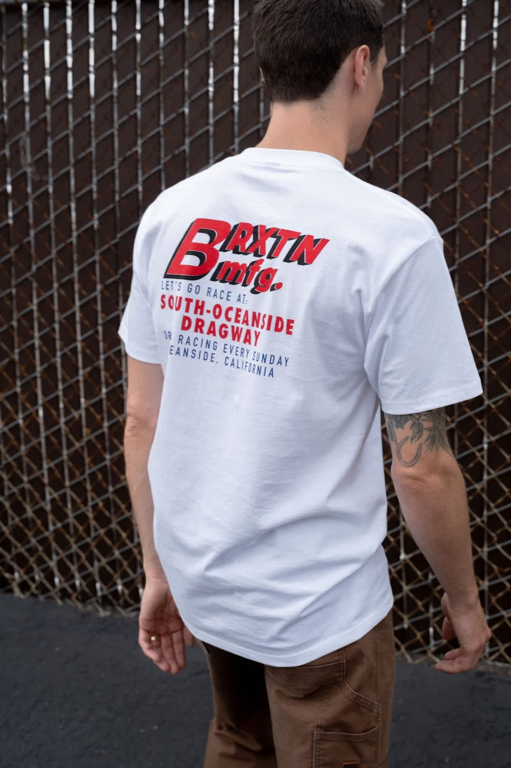 South O Dragway Short Sleeve Standard T-Shirt - White