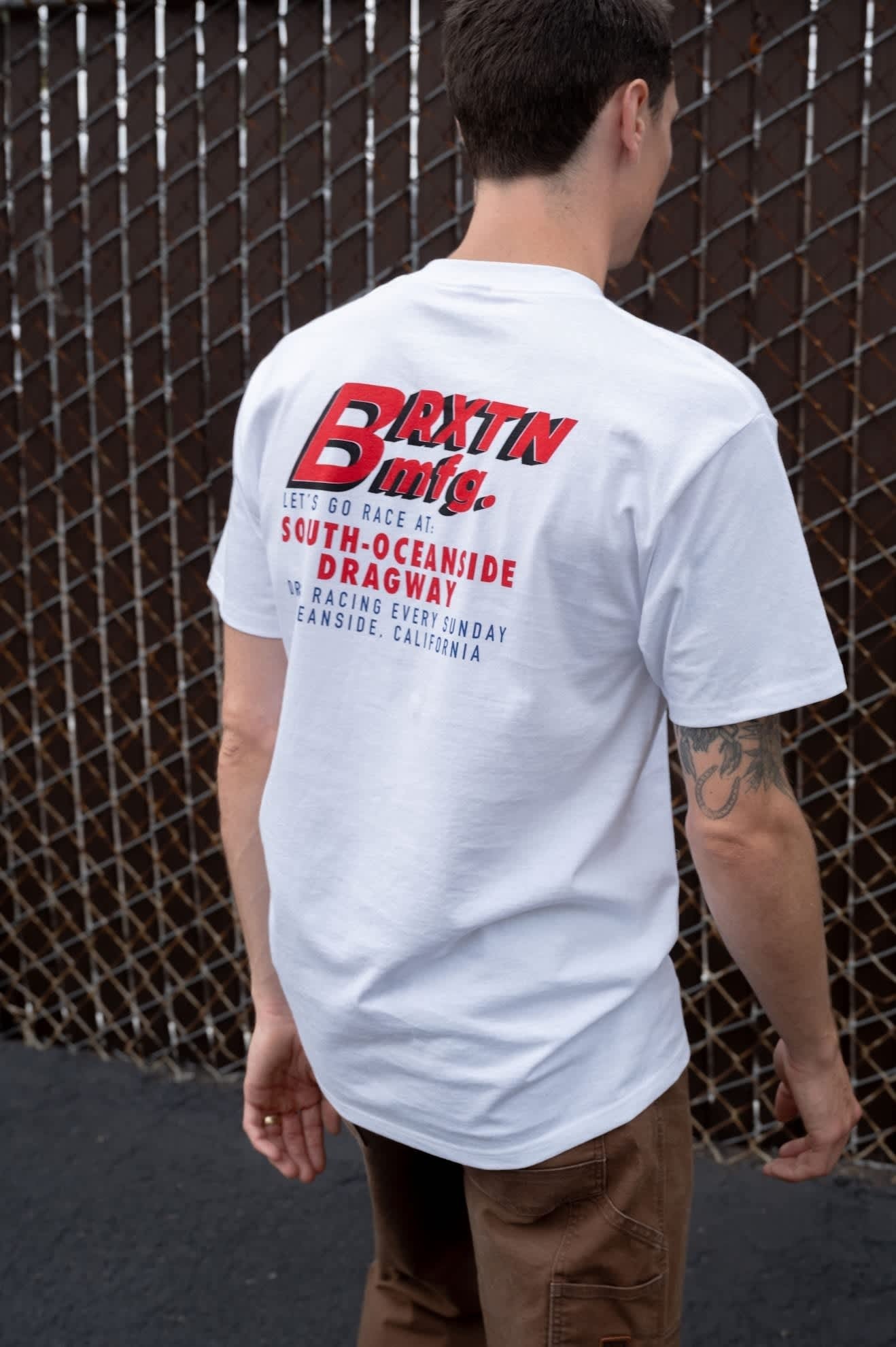 South O Dragway Short Sleeve Standard T-Shirt - White