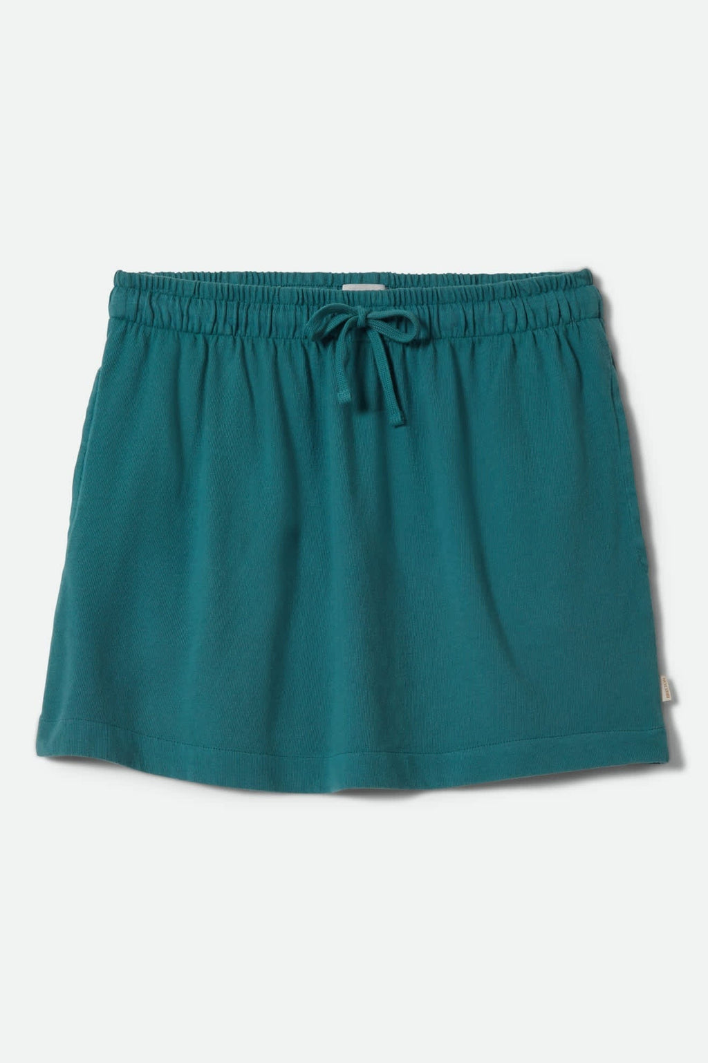 Carefree Organic Garment Dye Lounge Skirt - Washed Mediterranean Teal