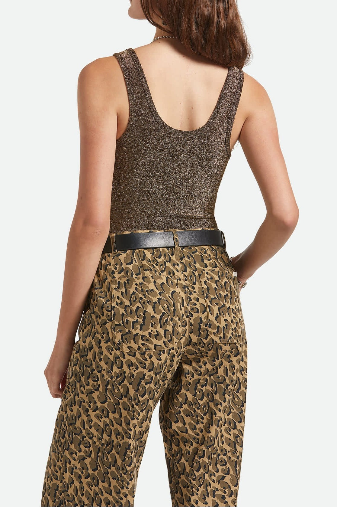 Women's Off Duty A-Tank - Gold Metallic