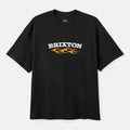 Clifton Boxed Crop T-Shirt - Black